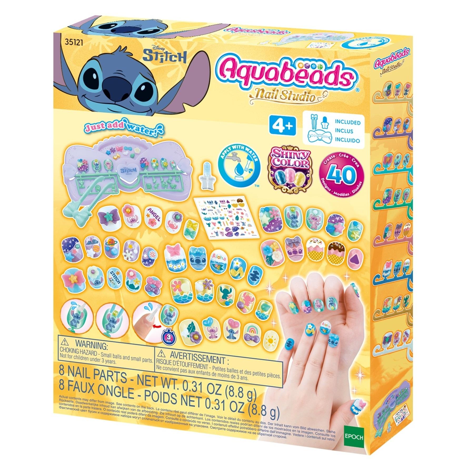 Voir la diapositive 3 : AQUABEADS Kit Manucure Stitch - Aquabeads