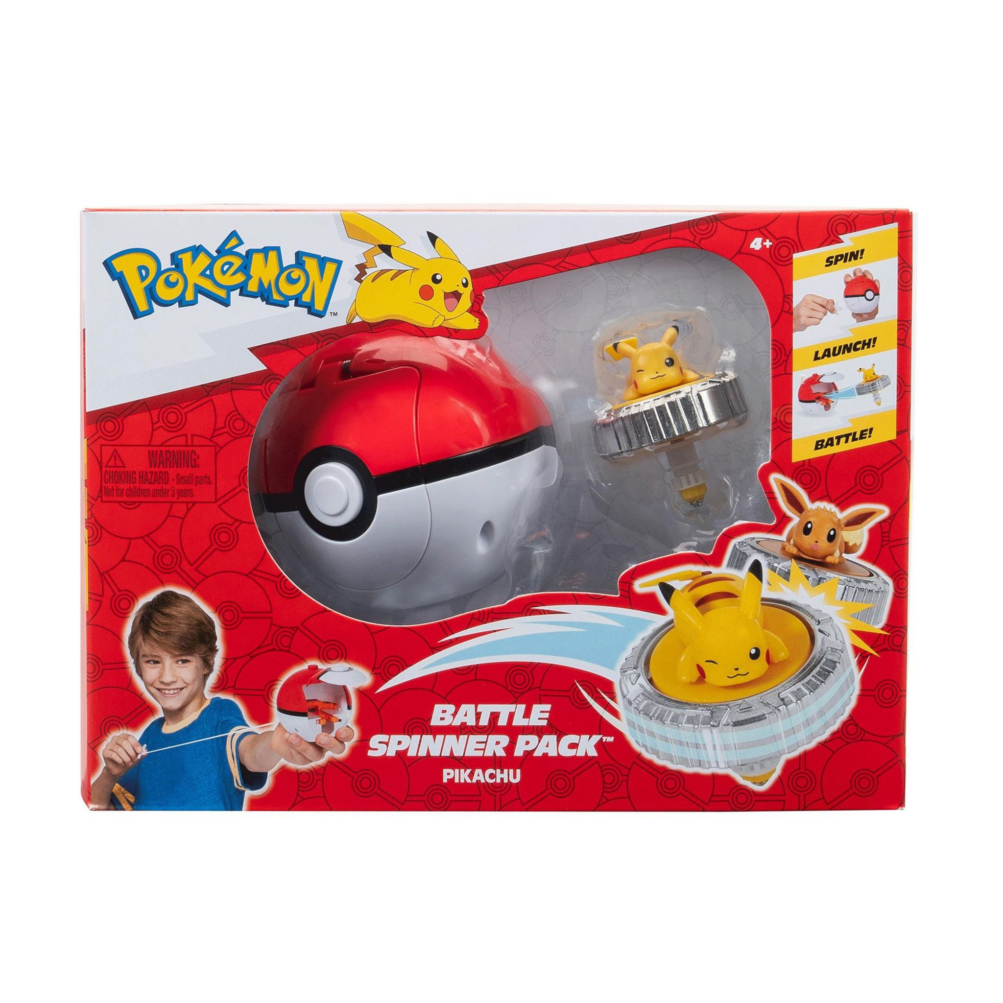 JAZWARES Pack Battle Spinner Pokemon