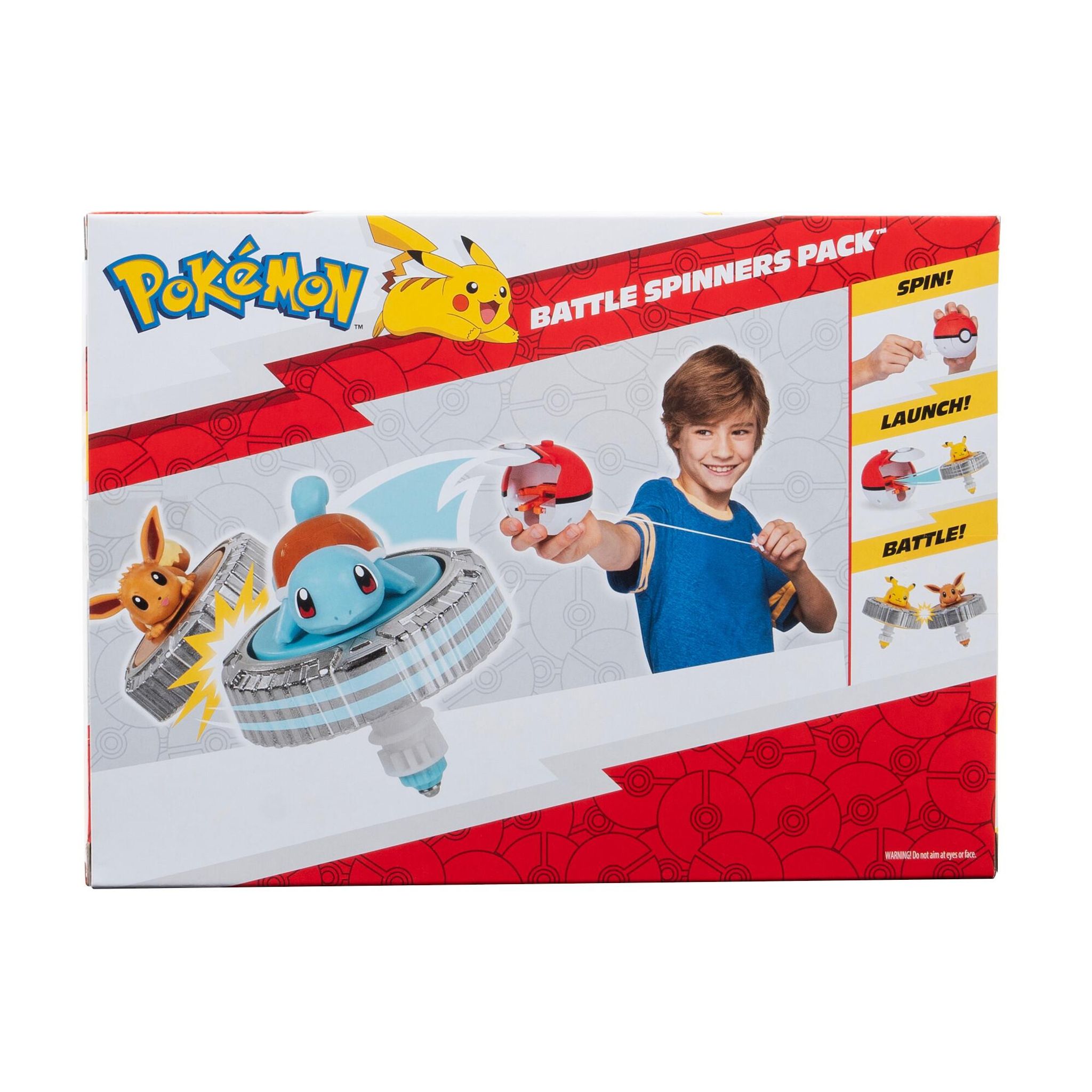 Voir la diapositive 2 : JAZWARES Pack Battle Spinner Pokemon