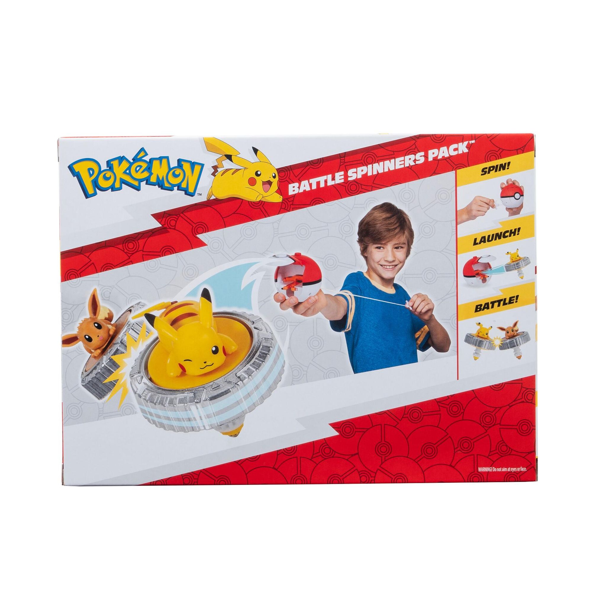 Voir la diapositive 3 : JAZWARES Pack Battle Spinner Pokemon