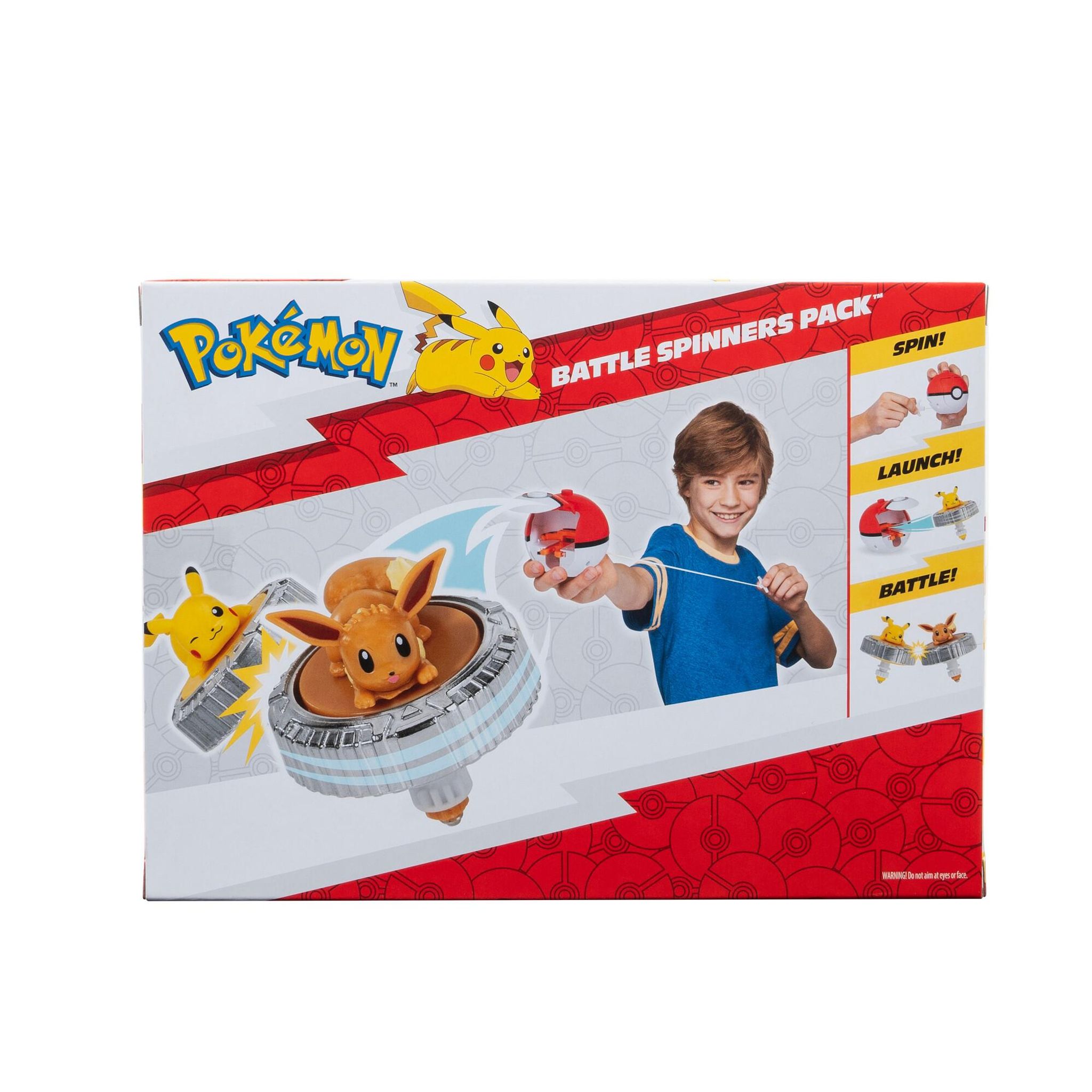 Voir la diapositive 4 : JAZWARES Pack Battle Spinner Pokemon