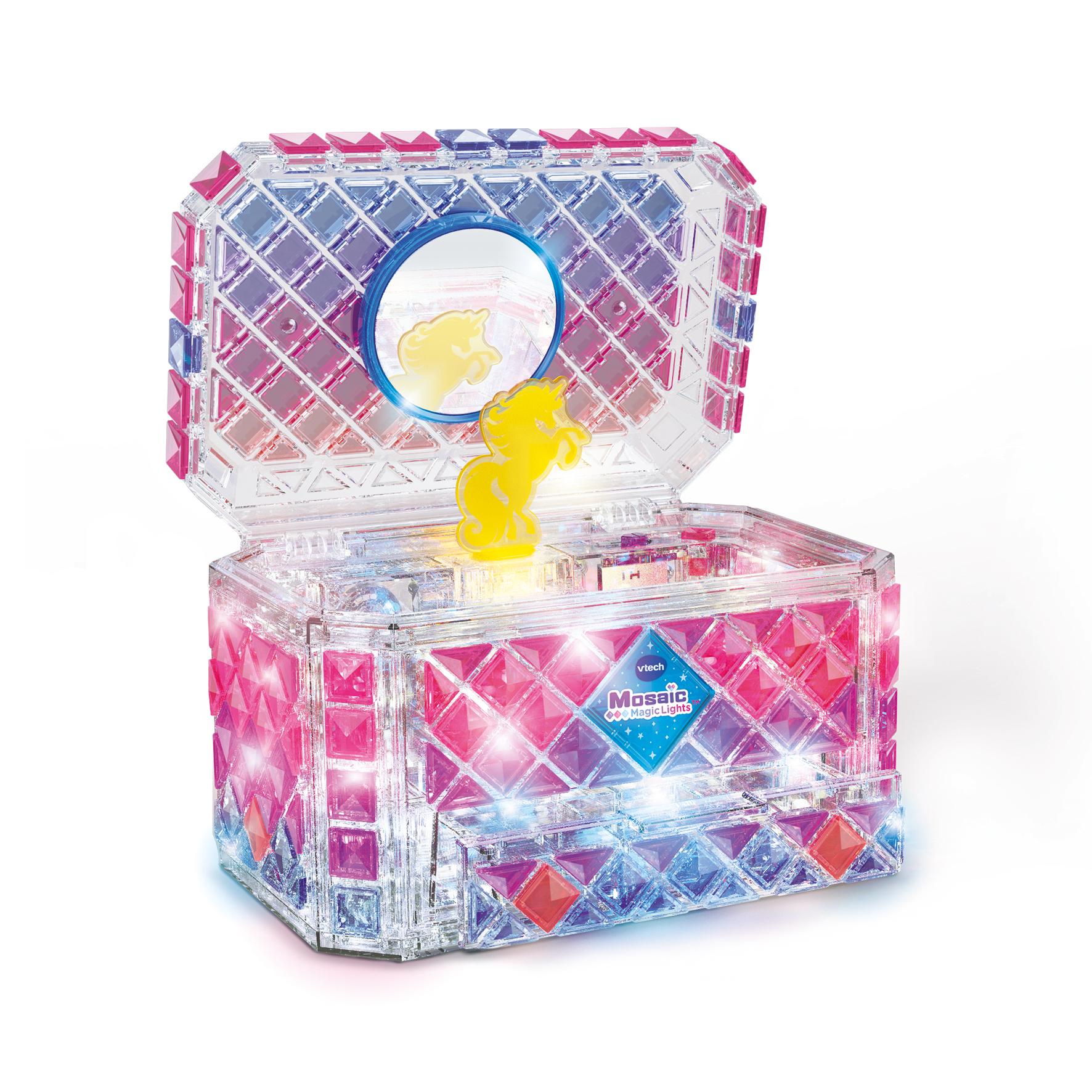 Voir la diapositive 2 : VTECH Boite à bijoux Mosaic Magic Lights