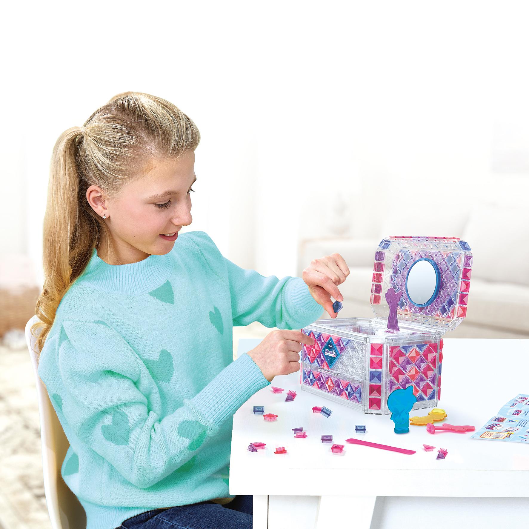 Voir la diapositive 5 : VTECH Boite à bijoux Mosaic Magic Lights