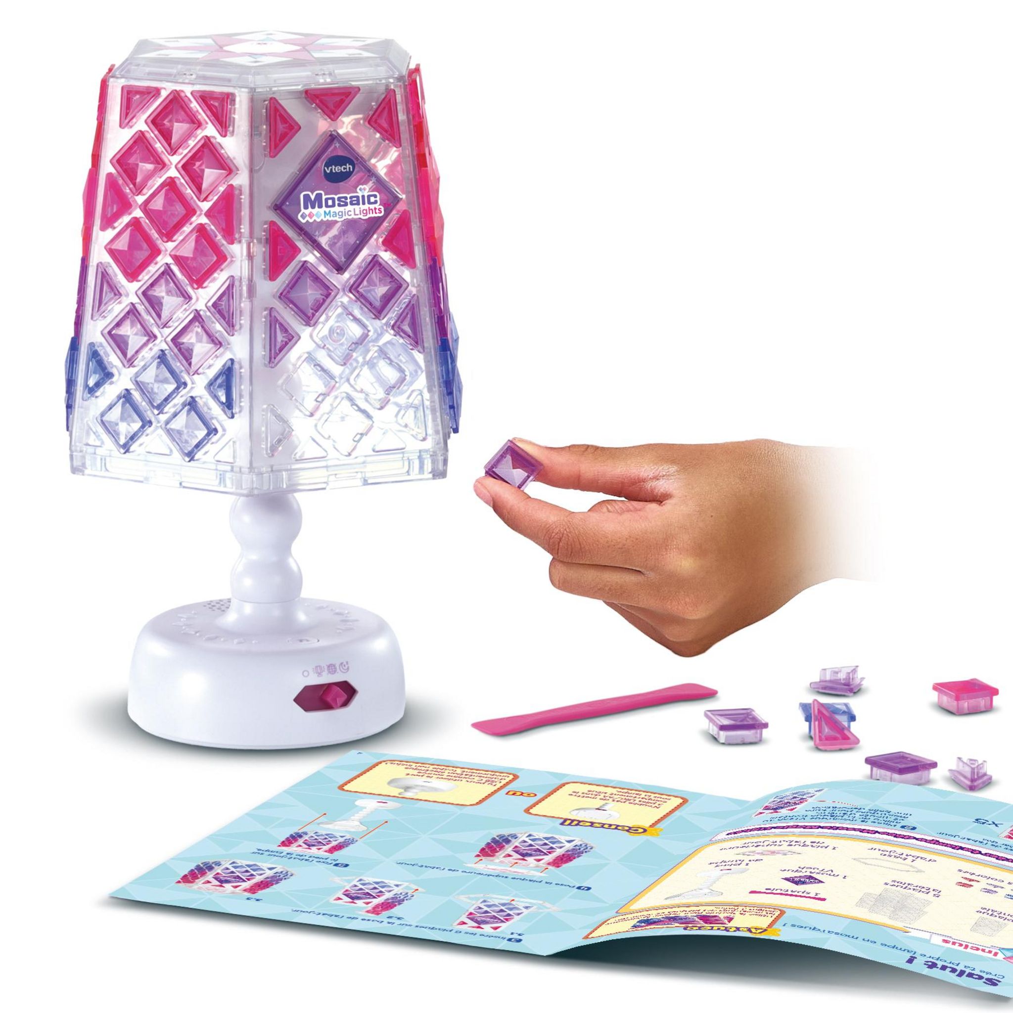 Voir la diapositive 3 : VTECH Lampe Mosaic Magic Lights