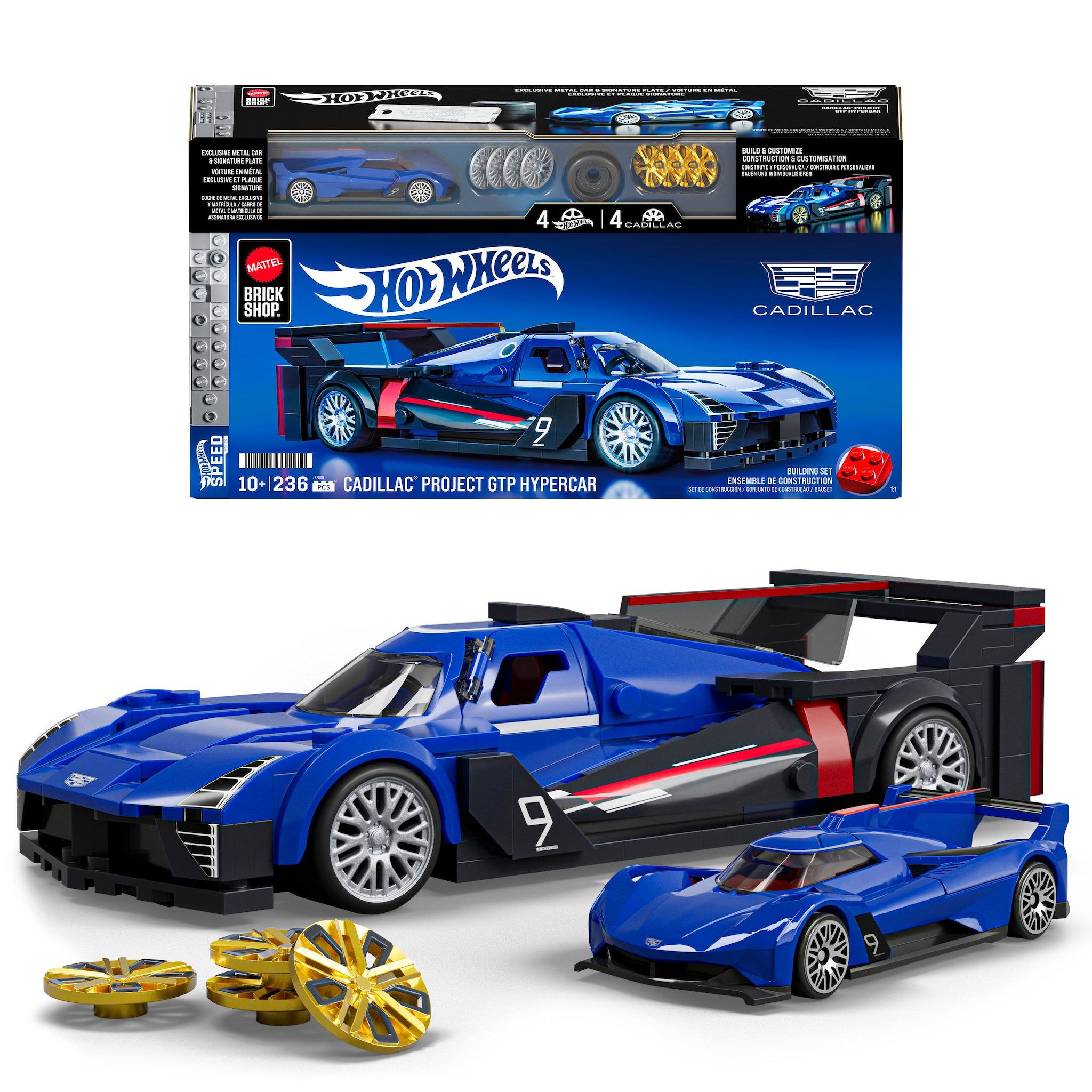 Voir la diapositive 2 : MATTEL Speed Cadillac Project GTP Hypercar