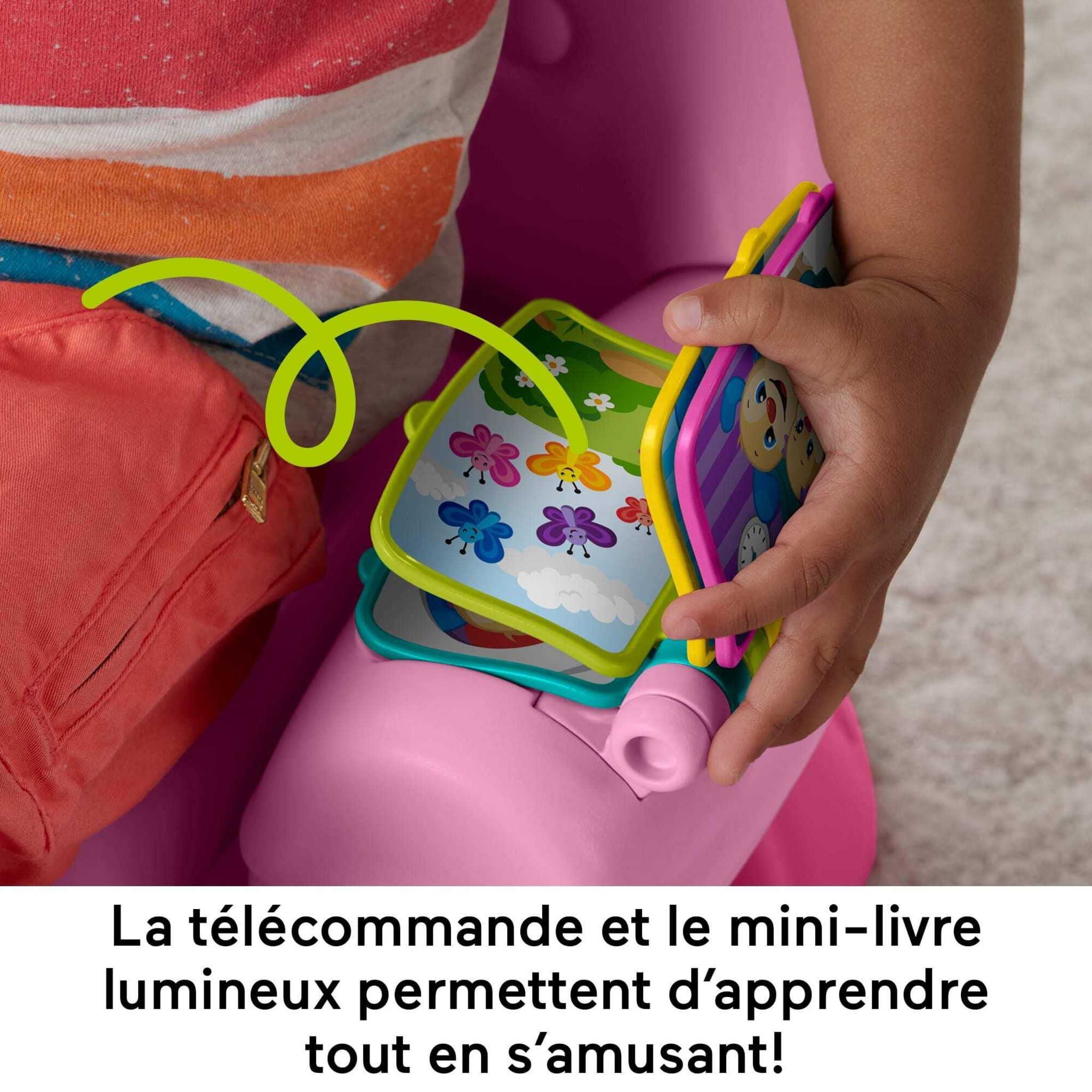 Voir la diapositive 4 : MATTEL Mon fauteuil musical rose