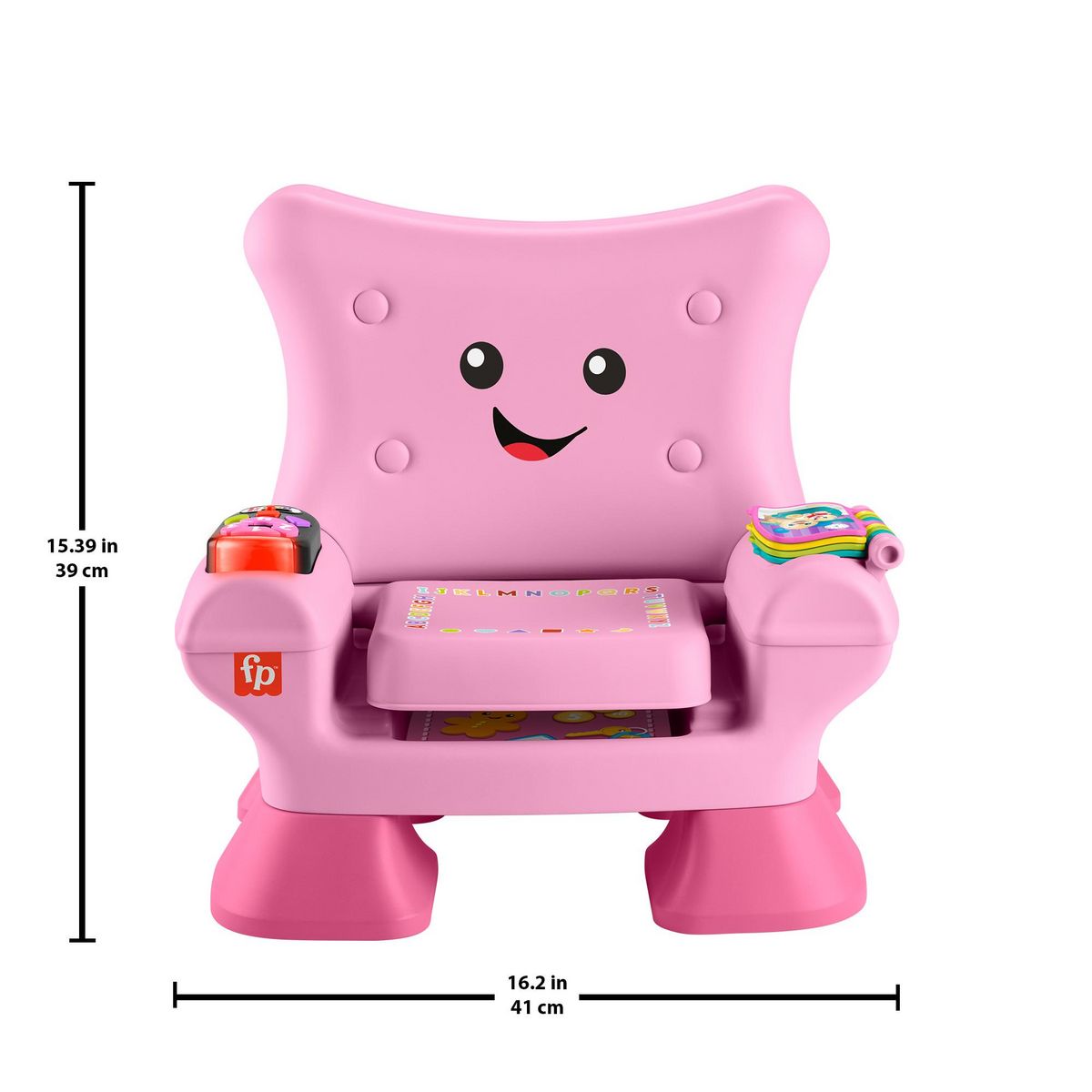 MATTEL Mon fauteuil musical rose