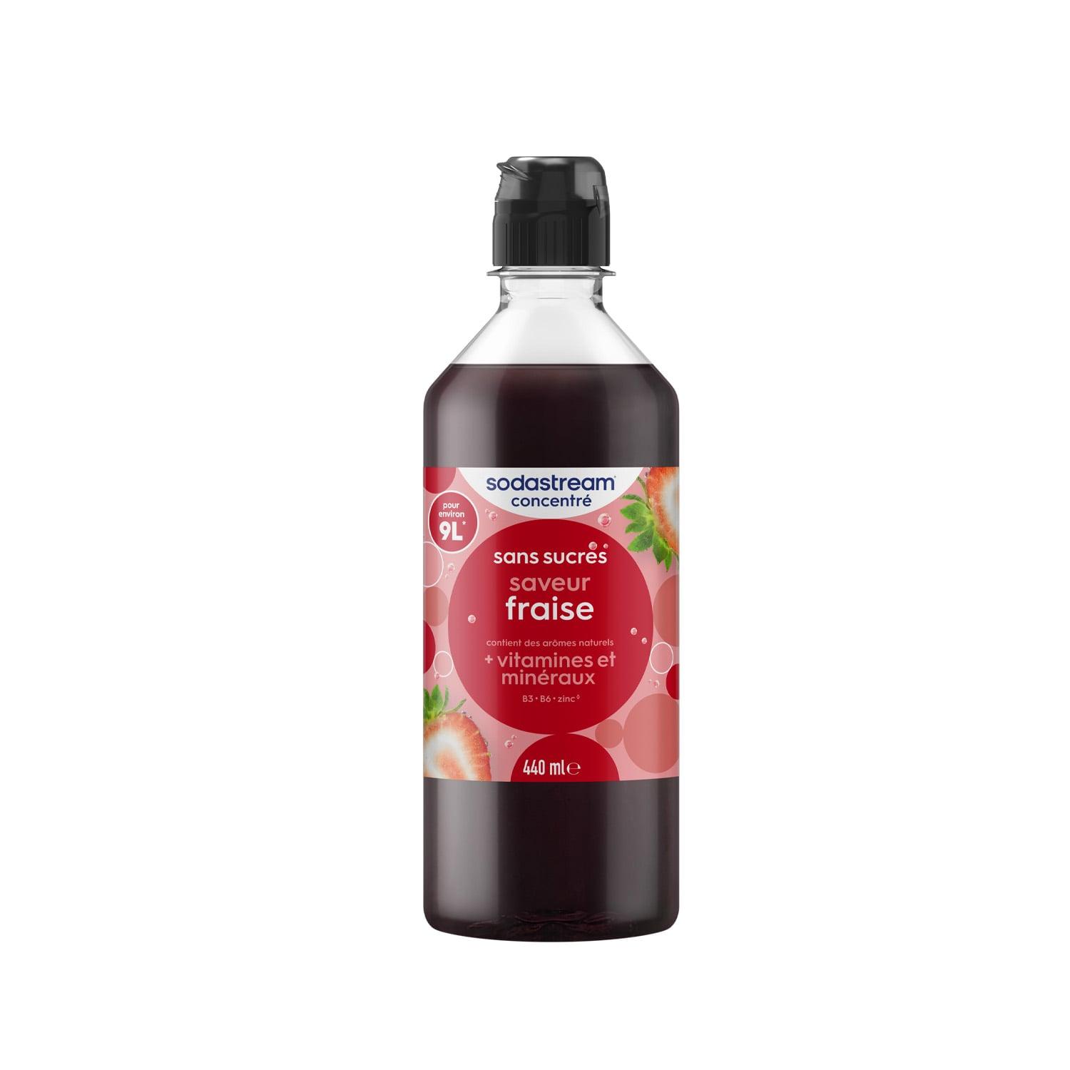 Voir la diapositive 2 : SODASTREAM Concentré à soda fraise sans sucres