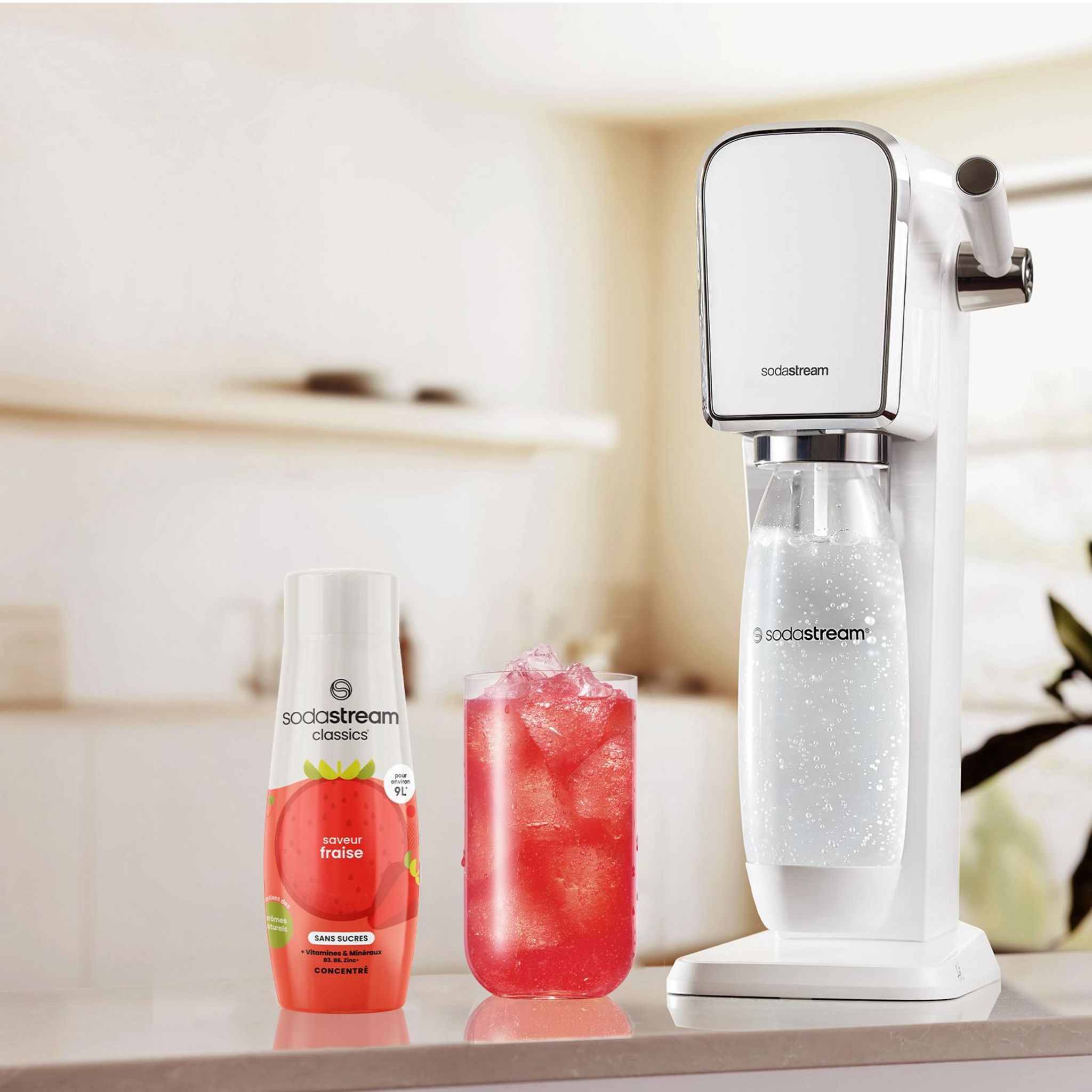 Voir la diapositive 2 : SODASTREAM Concentré à soda fraise sans sucres