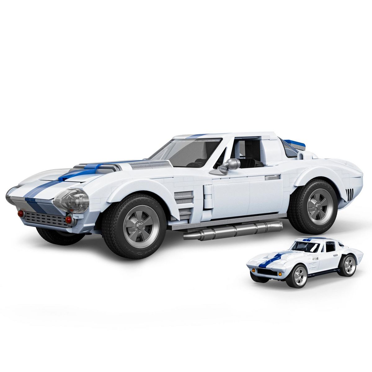 MATTEL Jeu de construction véhicule Corvette Hot Wheels