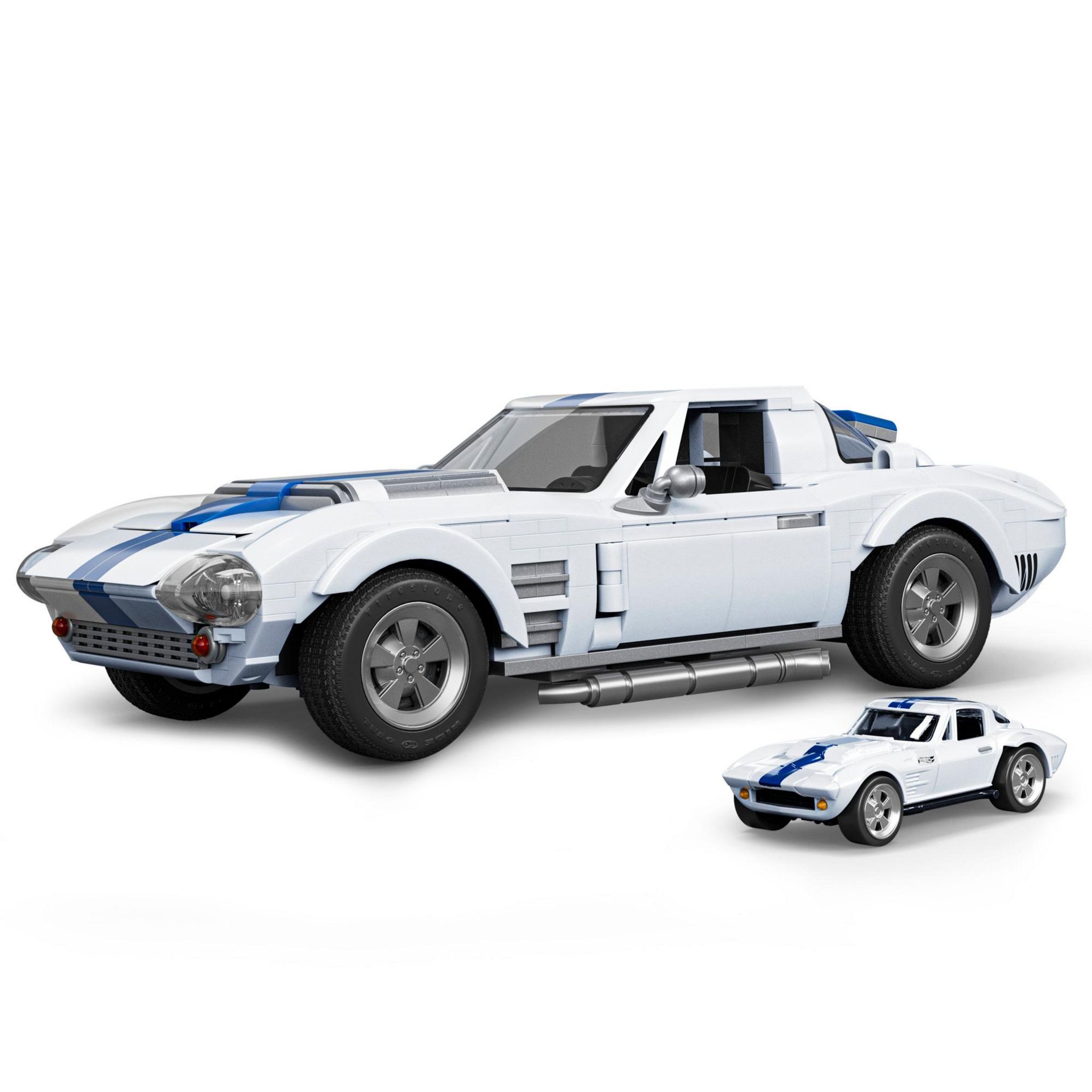 Voir la diapositive 2 : MATTEL Jeu de construction véhicule Corvette Hot Wheels