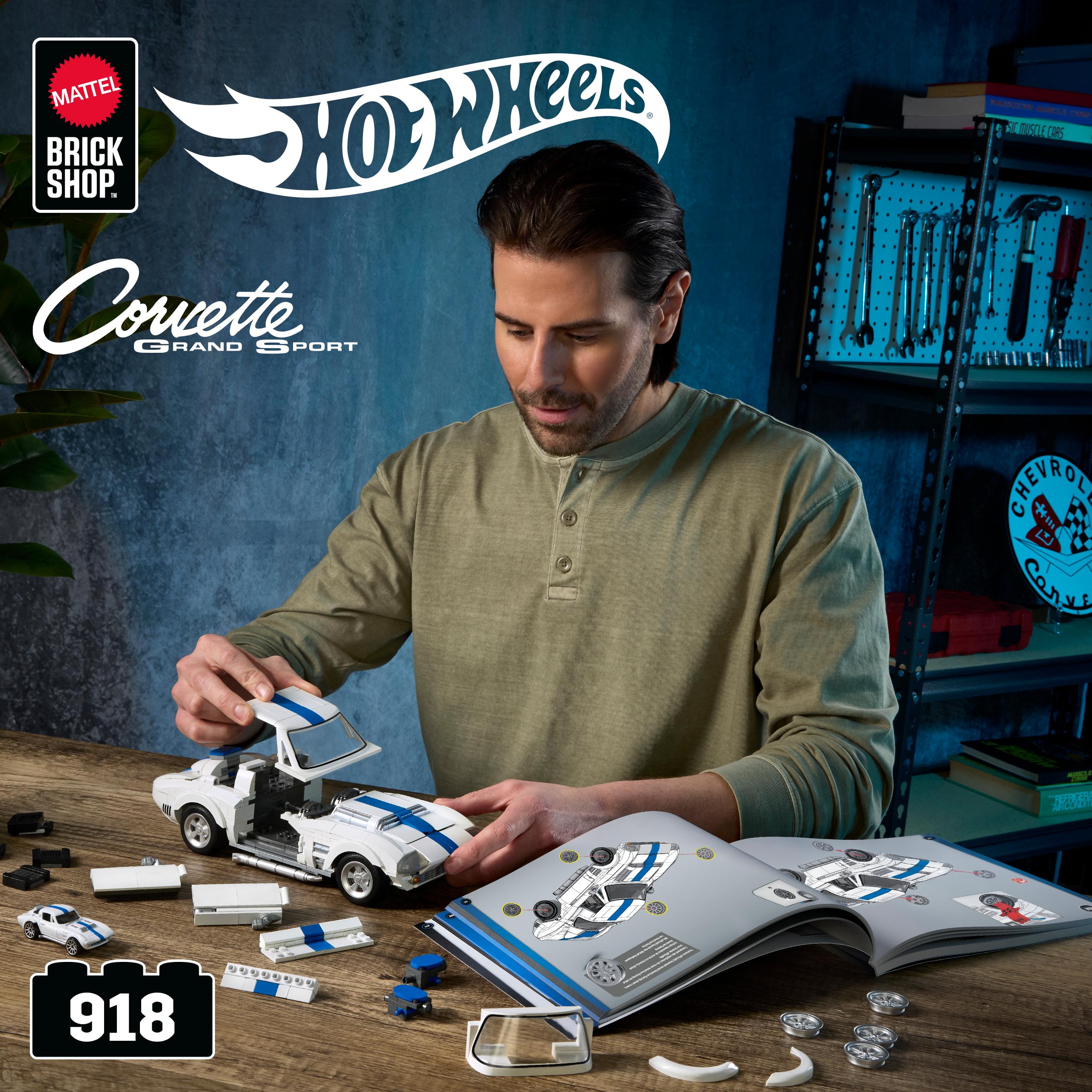 Voir la diapositive 7 : MATTEL Jeu de construction véhicule Corvette Hot Wheels