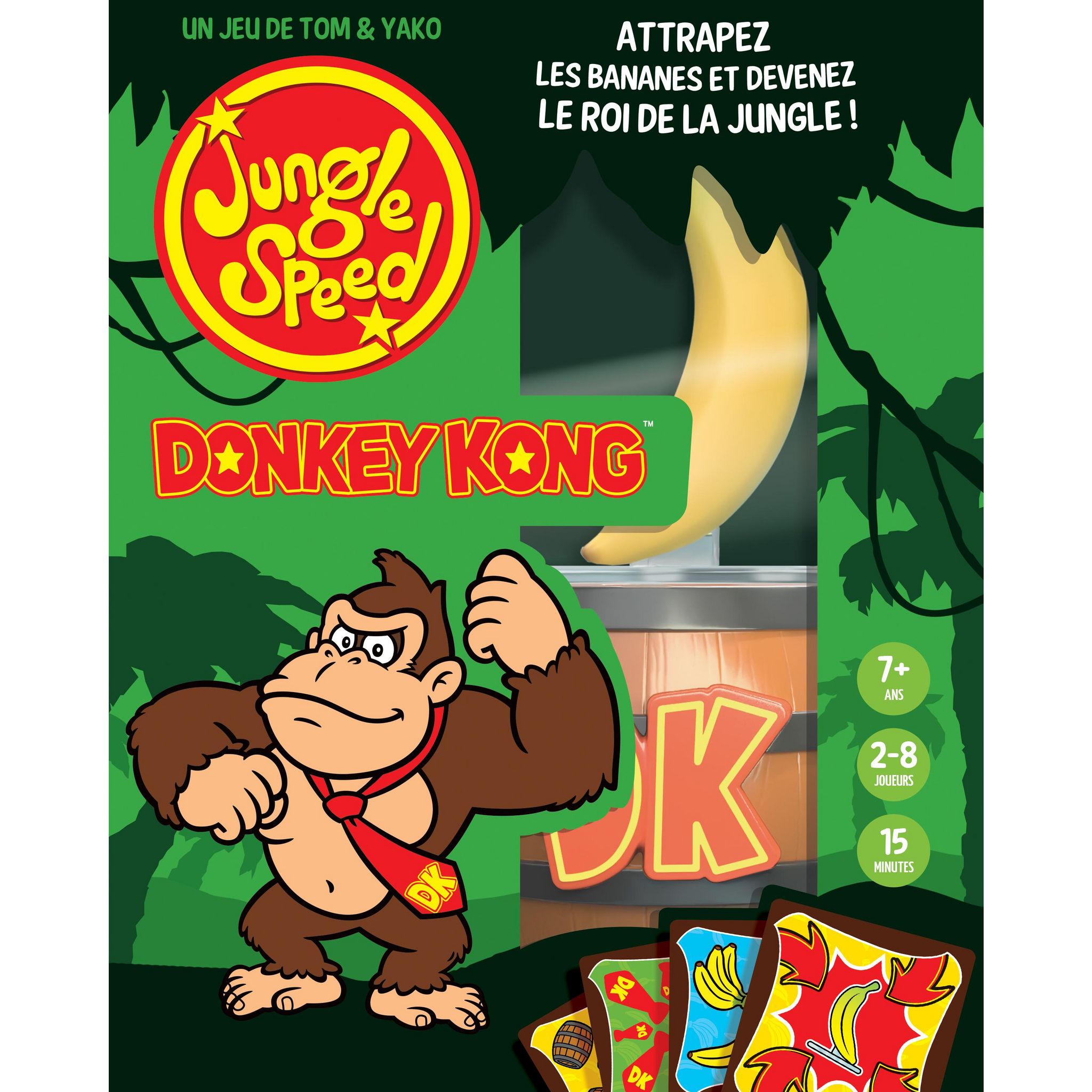 Voir la diapositive 2 : ASMODEE Jeu Jungle Speed Donkey Kong