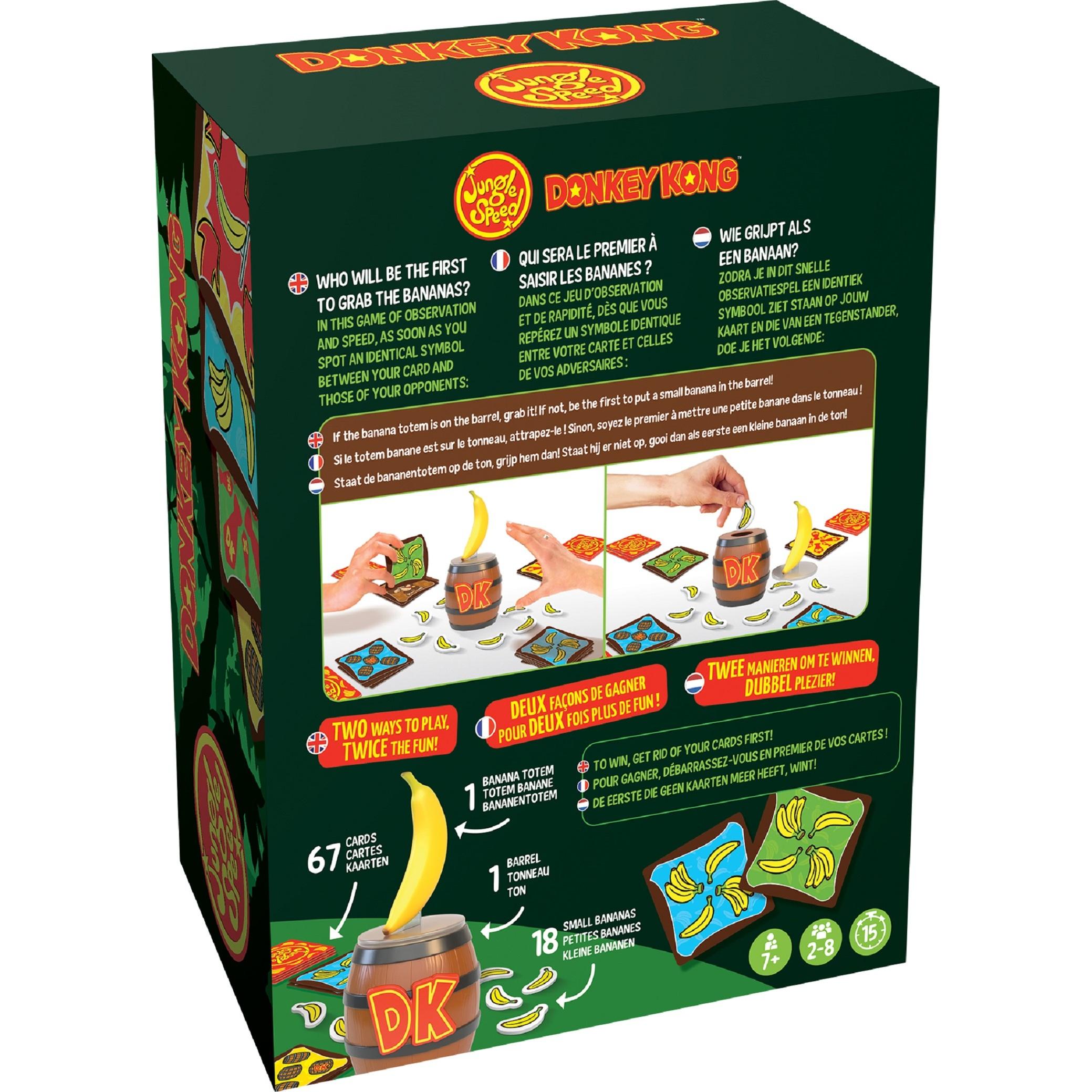 Voir la diapositive 3 : ASMODEE Jeu Jungle Speed Donkey Kong