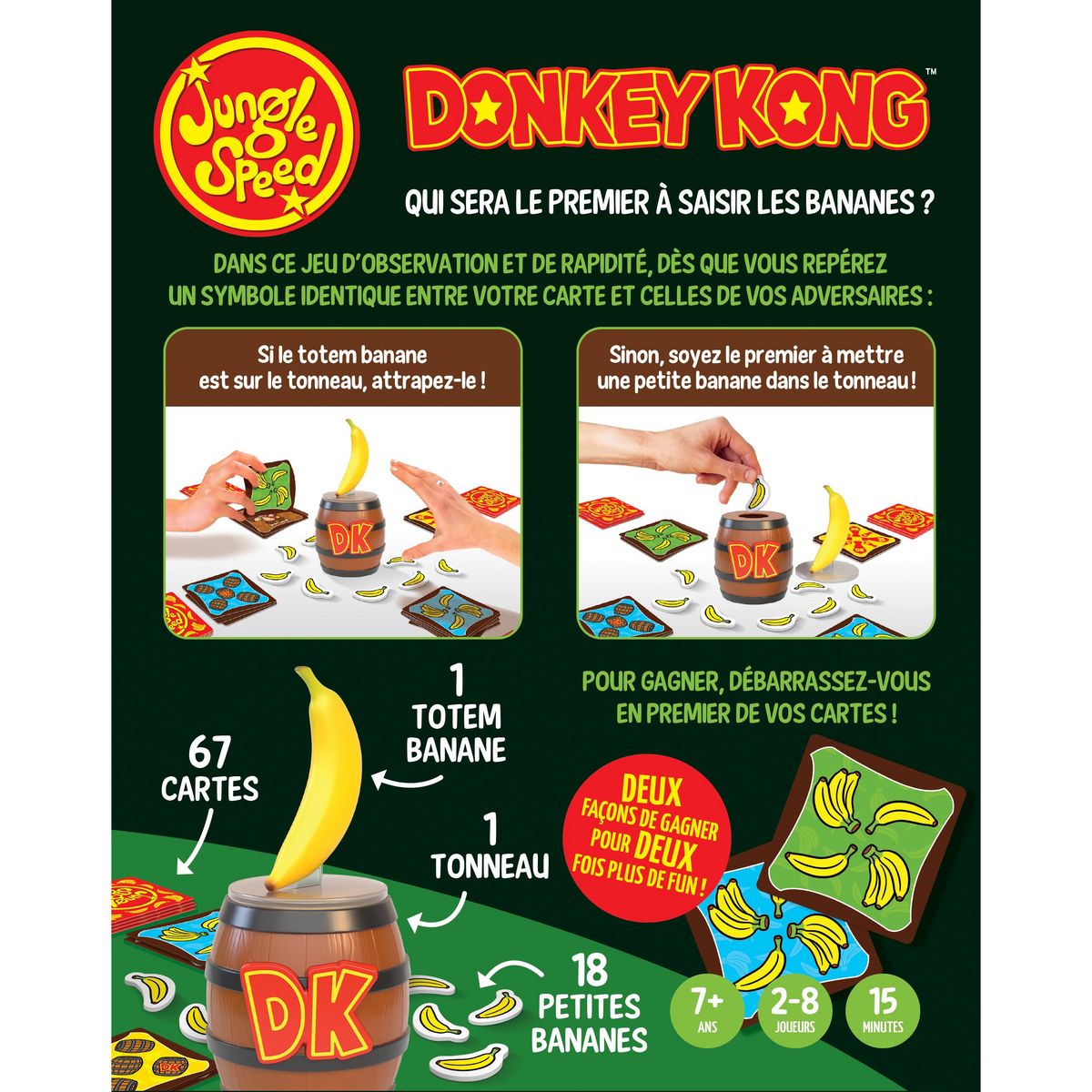 ASMODEE Jeu Jungle Speed Donkey Kong