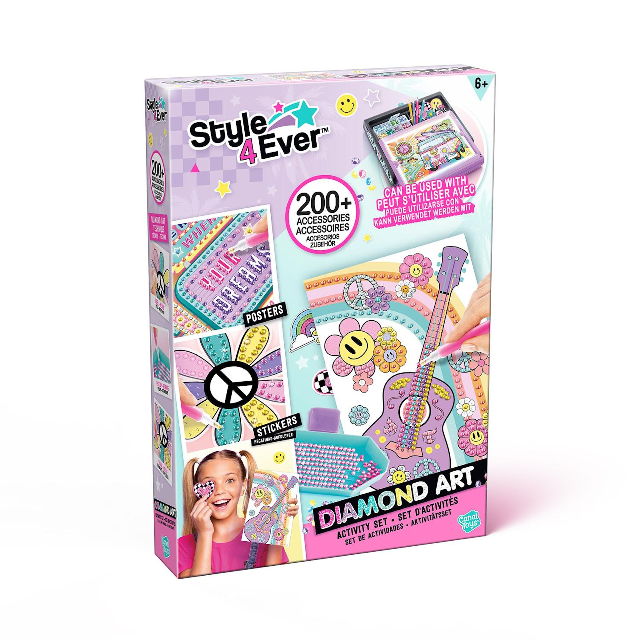 Voir la diapositive 2 : CANAL TOYS Kit Diamant Art