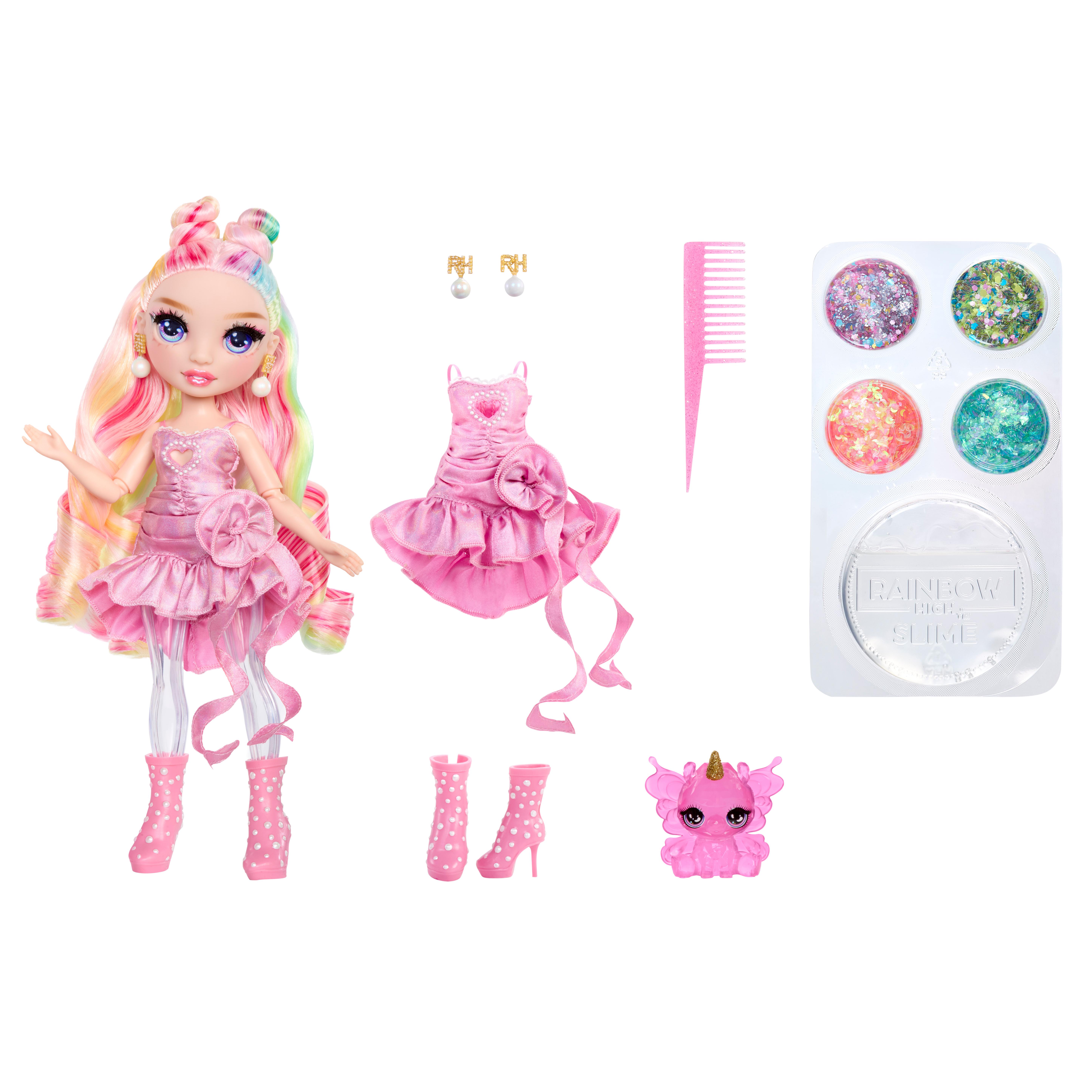 Voir la diapositive 3 : MGA Poupée Rainbow High Shimmers Bella 27cm avec Slime