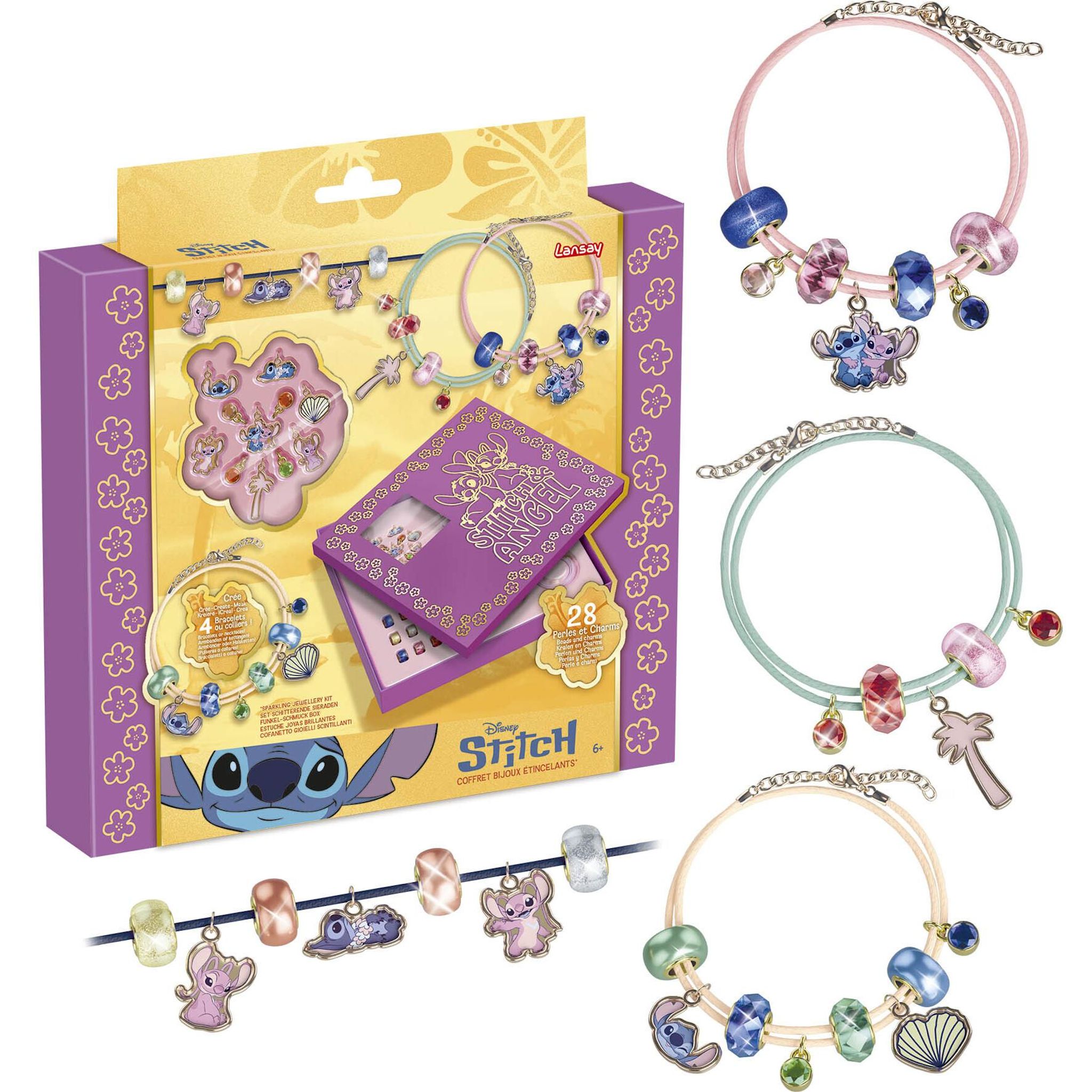 Voir la diapositive 2 : LANSAY Coffret Bijoux étincelants Stitch