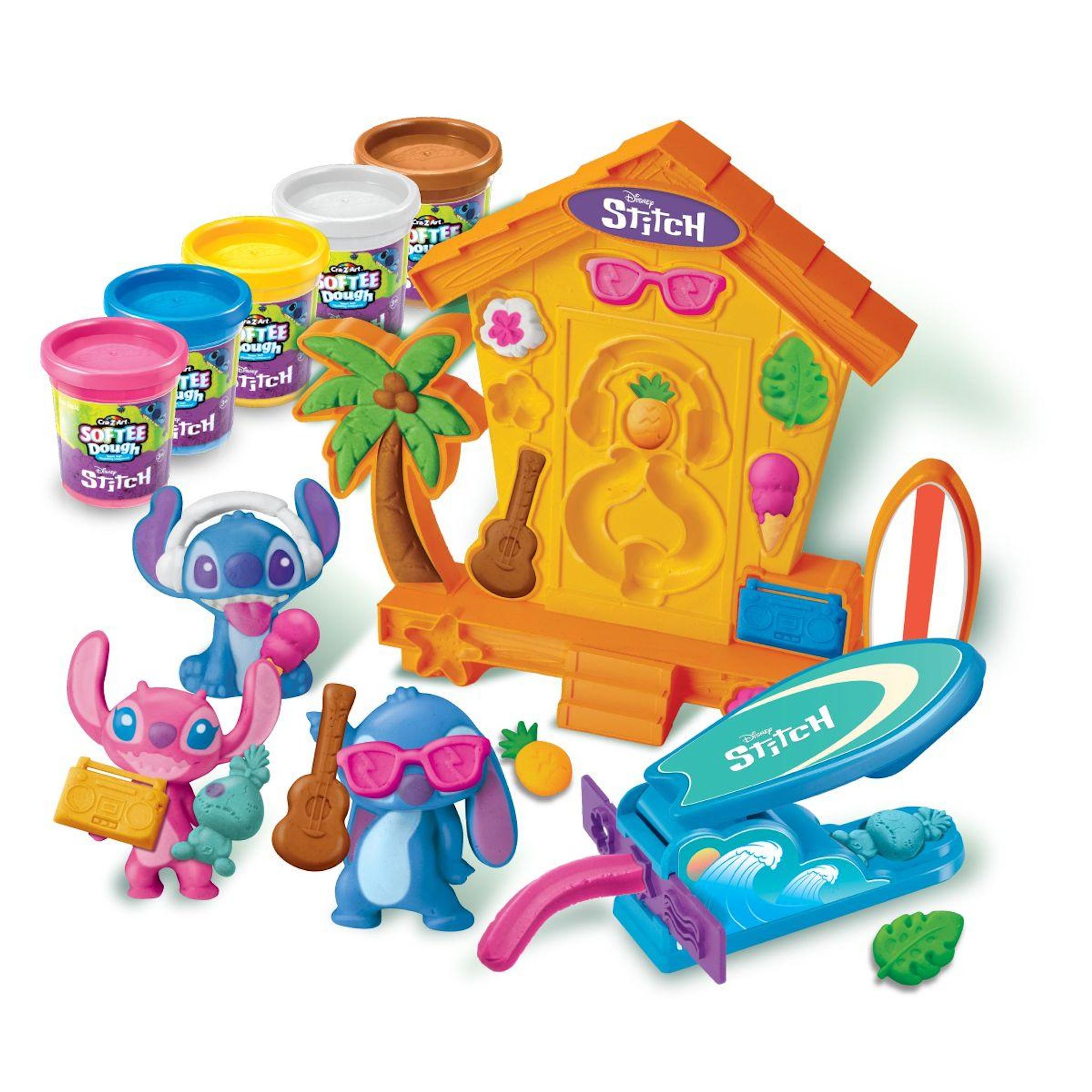 Voir la diapositive 2 : LEXIBOOK Kit Pate à modeler Stitch