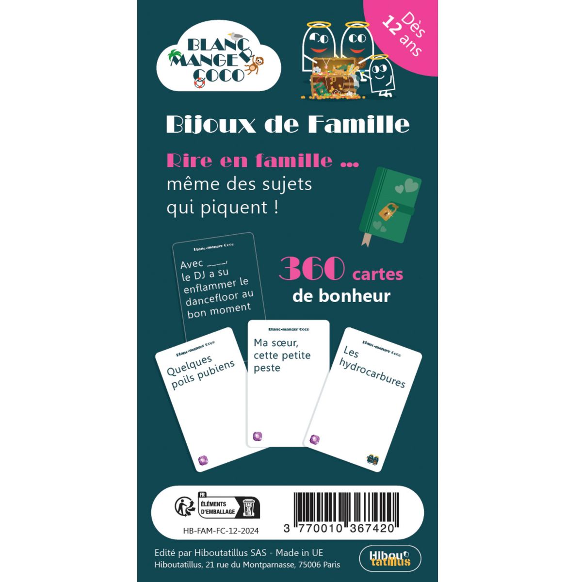 BLACKROCK GAMES Jeu Blanc Manger Coco Banane