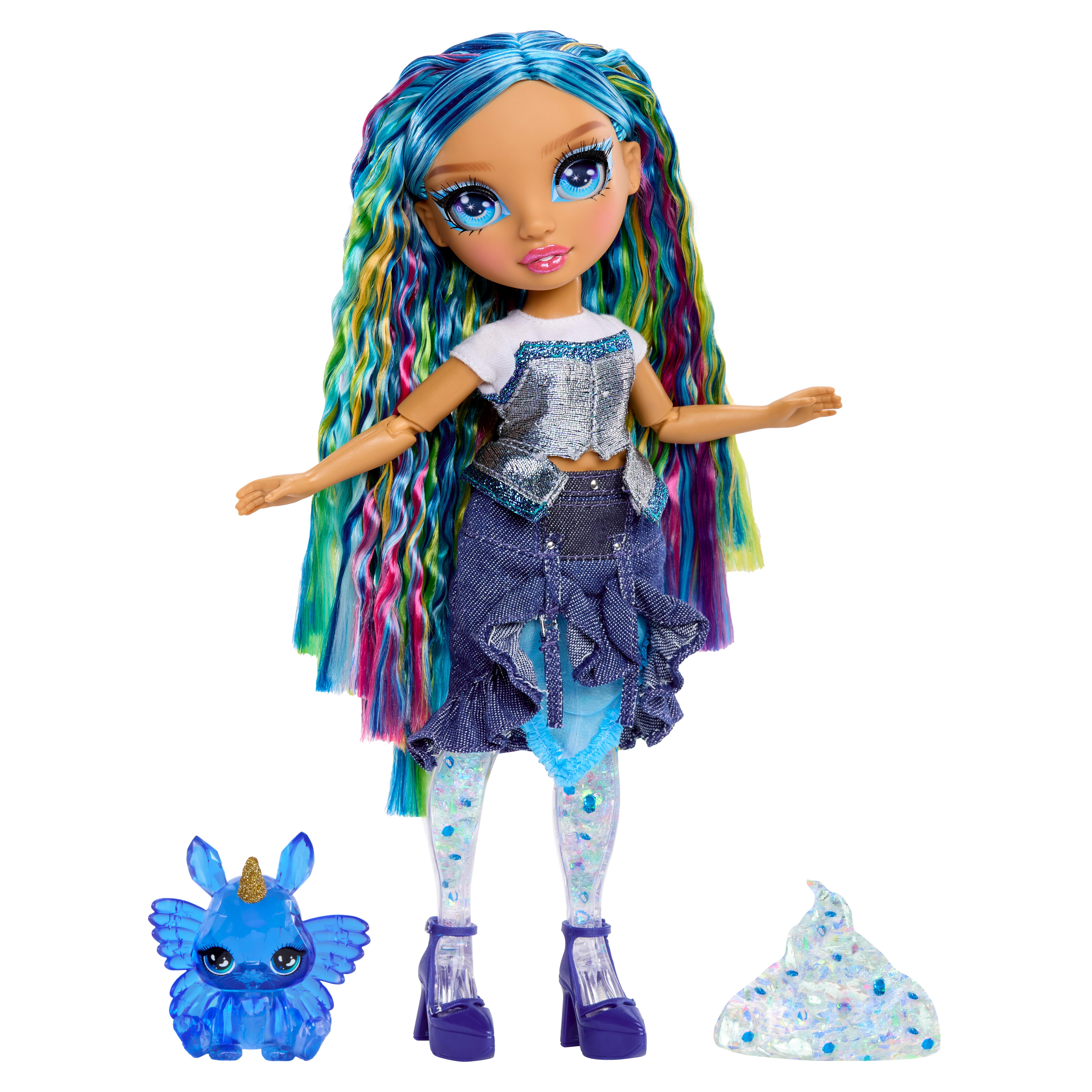Voir la diapositive 2 : MGA Poupée Rainbow High Shimmers Skyler 27cm avec Slime