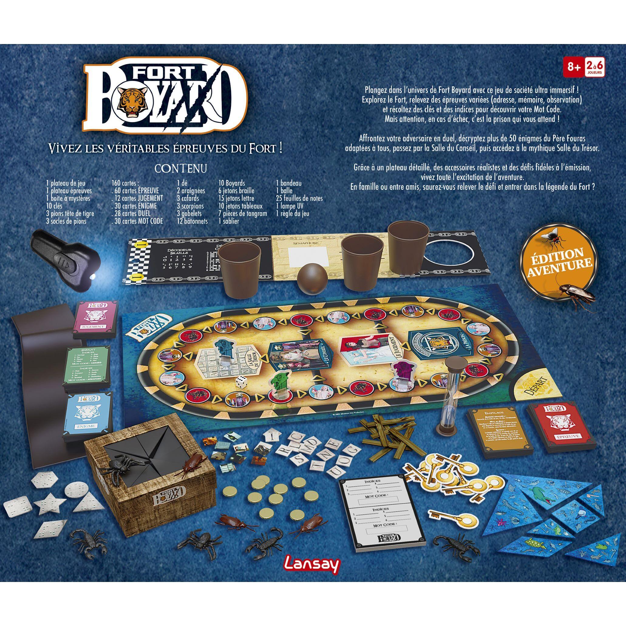 Voir la diapositive 4 : LANSAY Jeu Fort Boyard édition Aventure