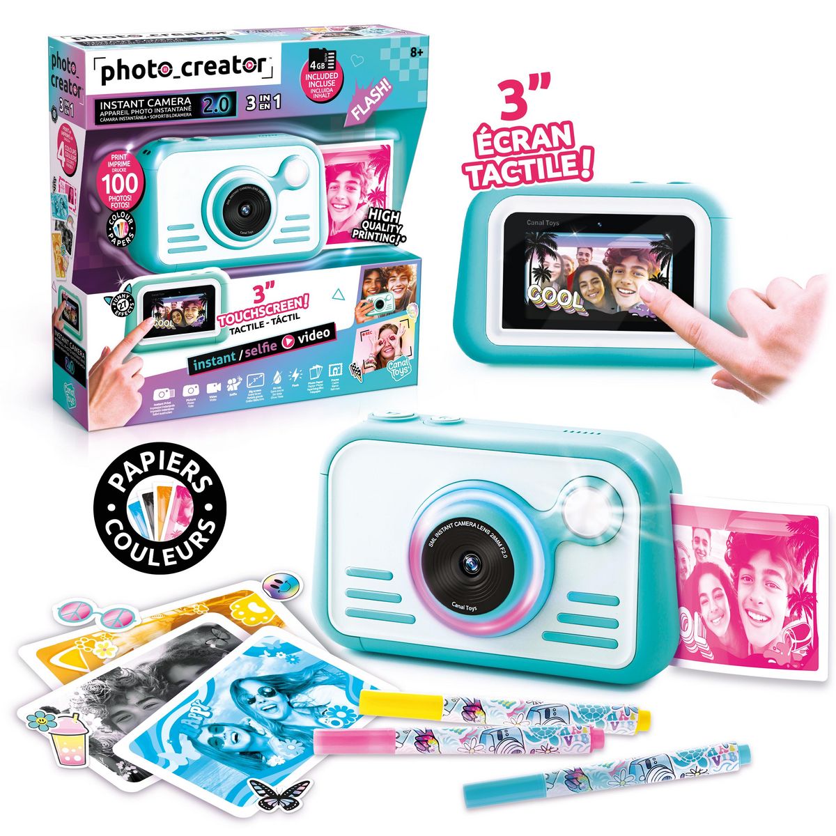CANAL TOYS Appareil Photo Creator 3 en 1