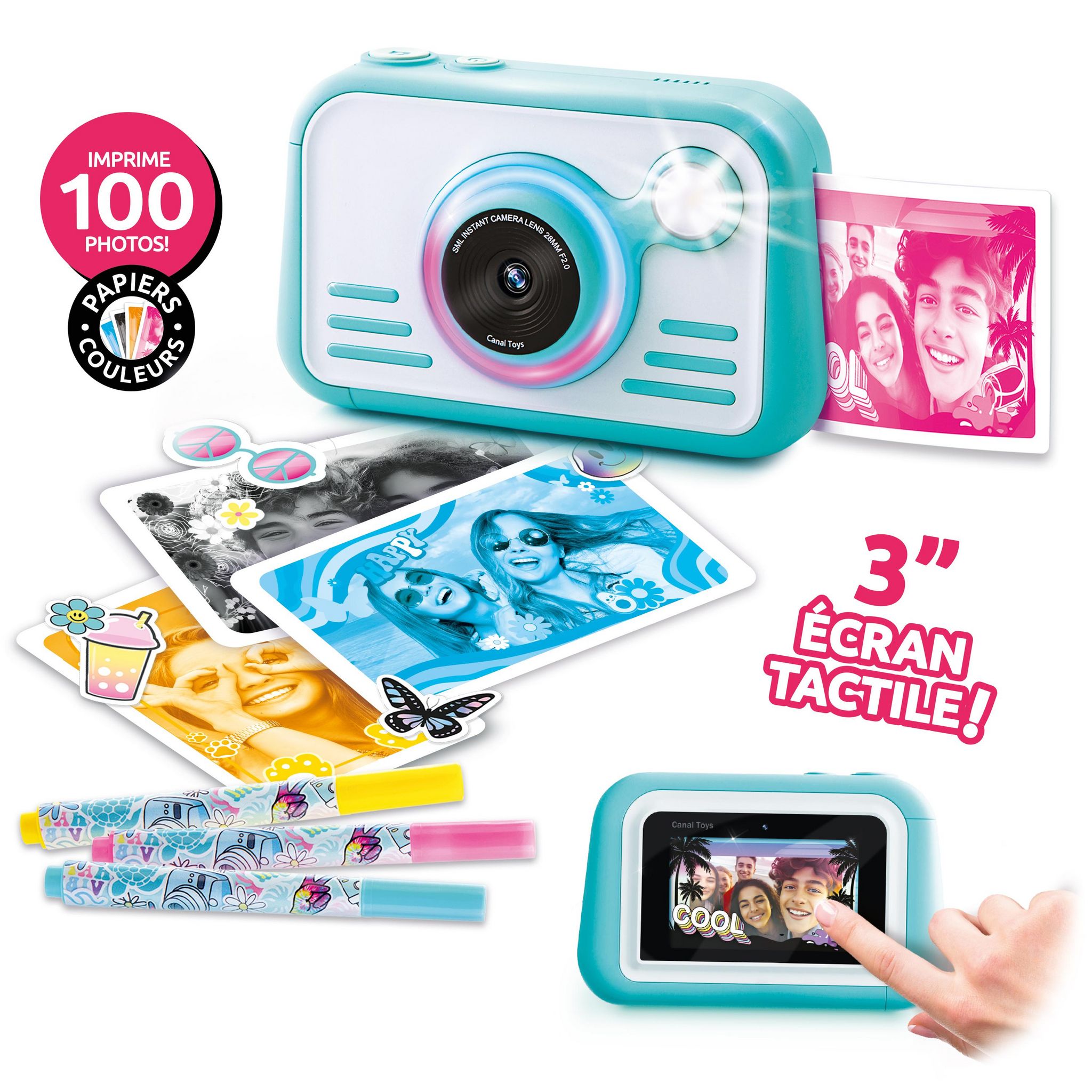 Voir la diapositive 3 : CANAL TOYS Appareil Photo Creator 3 en 1