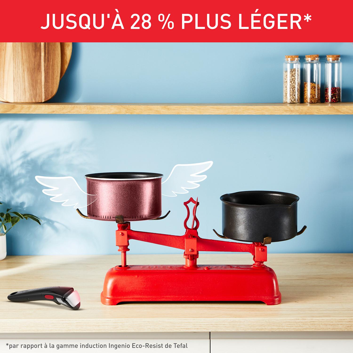 Voir la diapositive 4 : Set 7 pièces Ingenio Simply Cook tous feux dont induction