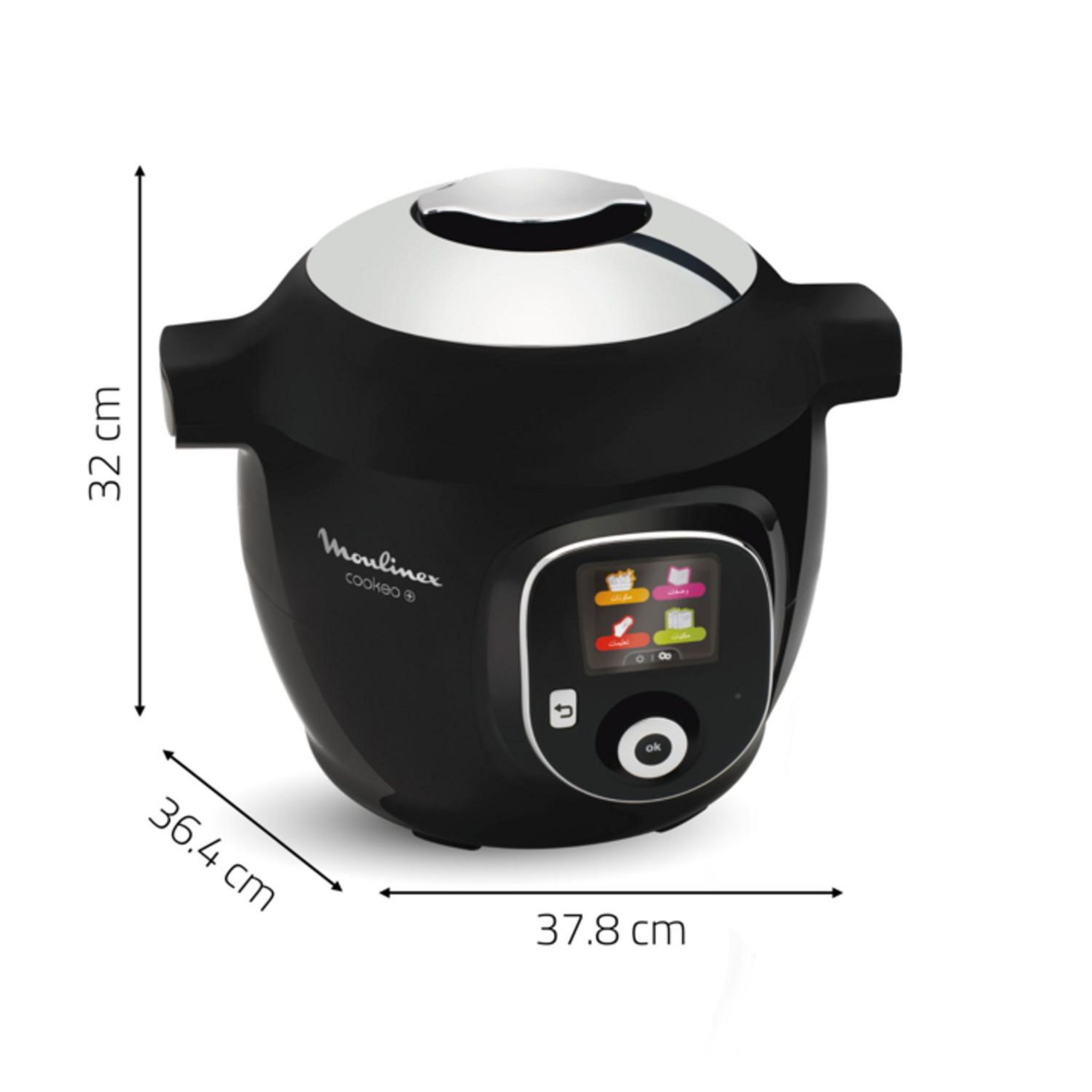Voir la diapositive 7 : MOULINEX Multicuiseur intelligent Cookeo CE85XBFO - Noir