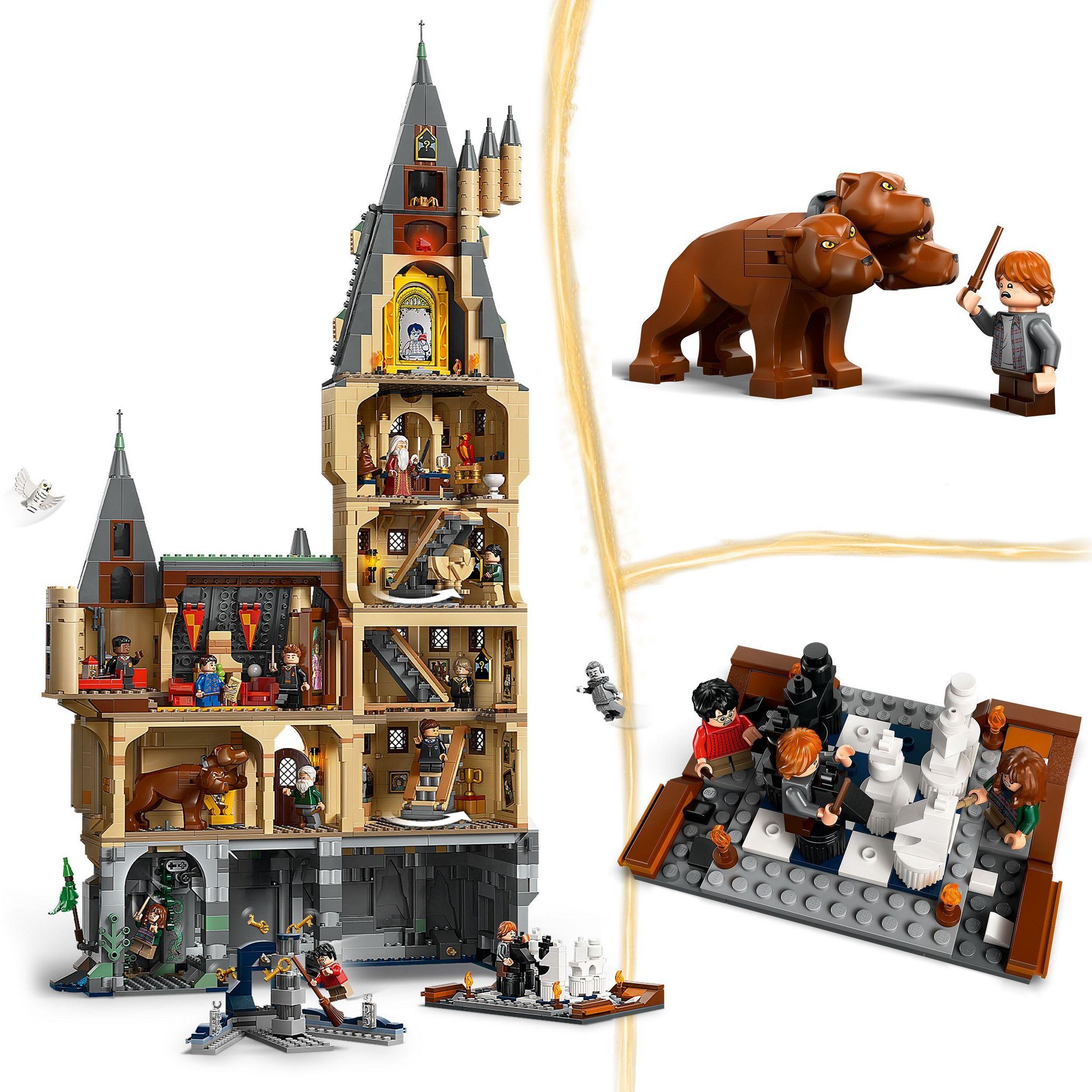 Voir la diapositive 4 : LEGO Harry Potter 76454 - La chateau de Poudlard : La tour principale