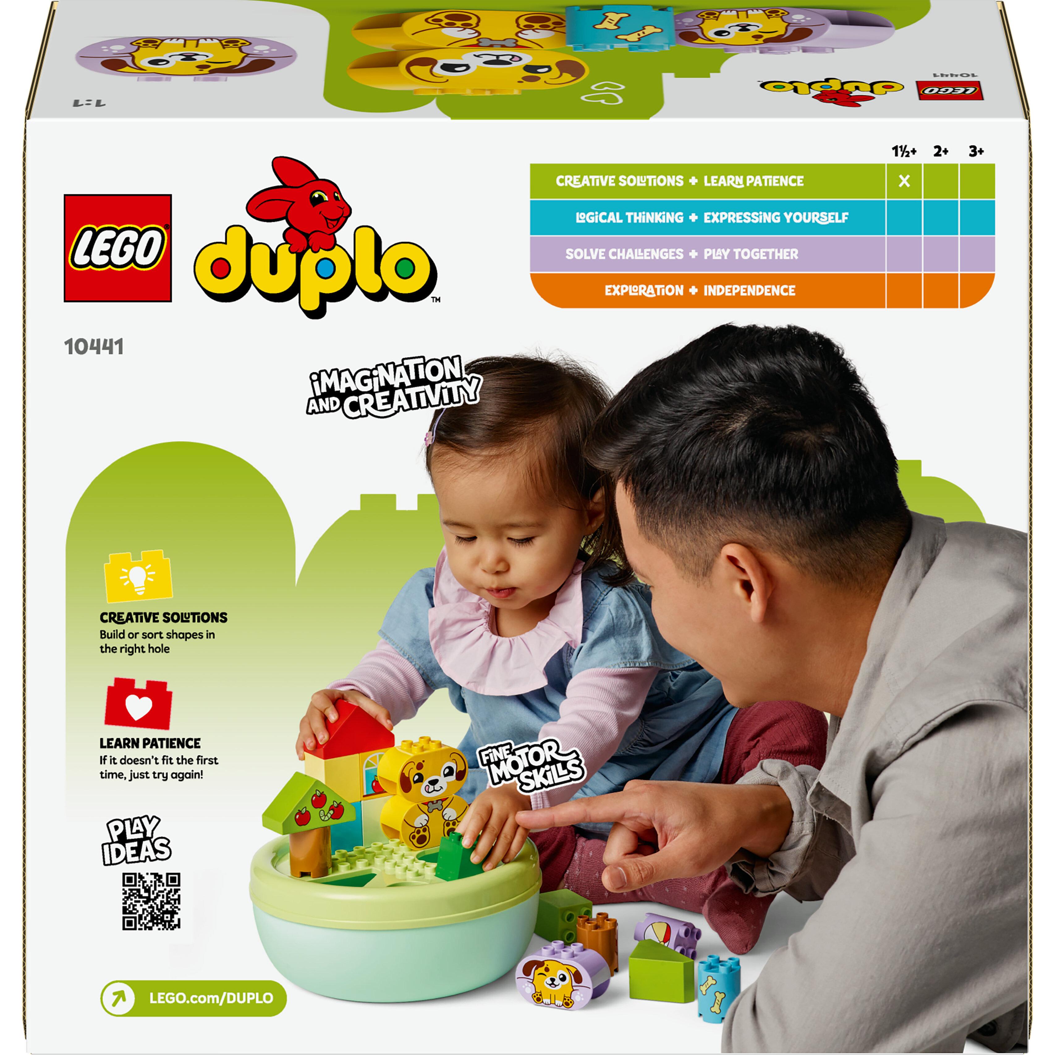 Voir la diapositive 8 : LEGO DUPLO My First 10441 Trieur De Formes : La Niche Du Chiot - Jeu D'éveil Dès 18 Mois