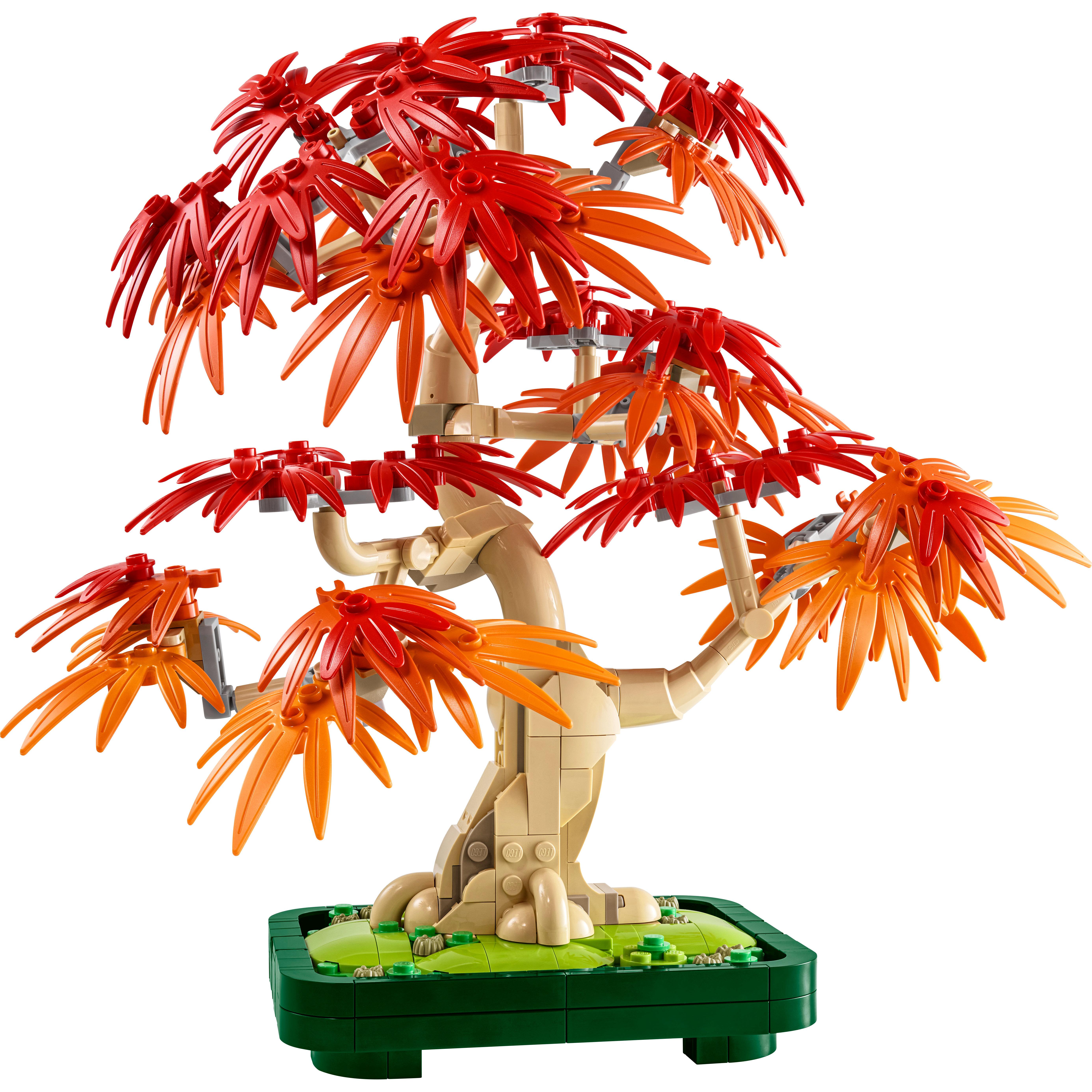 Voir la diapositive 2 : LEGO Botanicals 10348 Bonsaï d’Érable Rouge du Japon - Kit de Construction pour Adulte