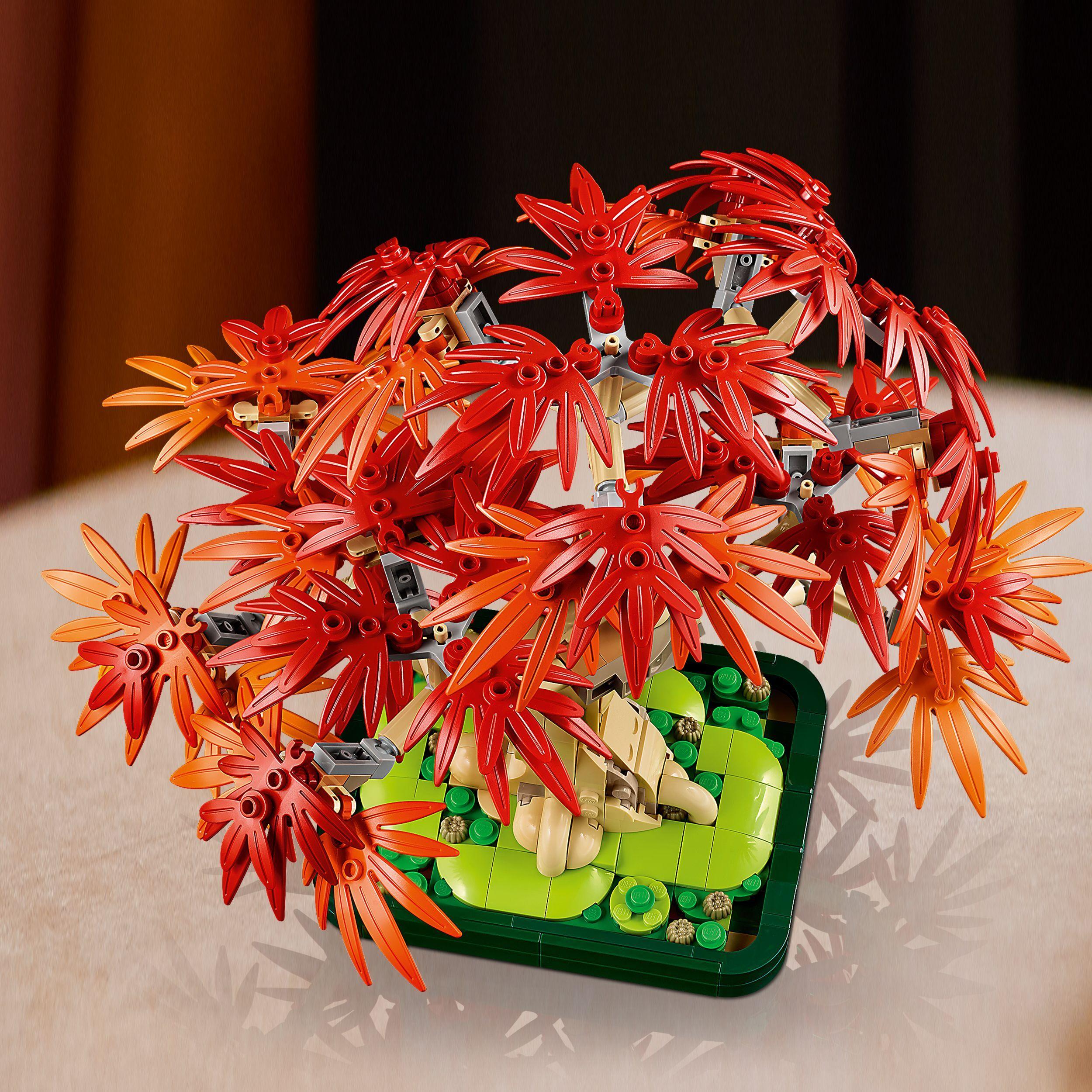 Voir la diapositive 6 : LEGO Botanicals 10348 Bonsaï d’Érable Rouge du Japon - Kit de Construction pour Adulte