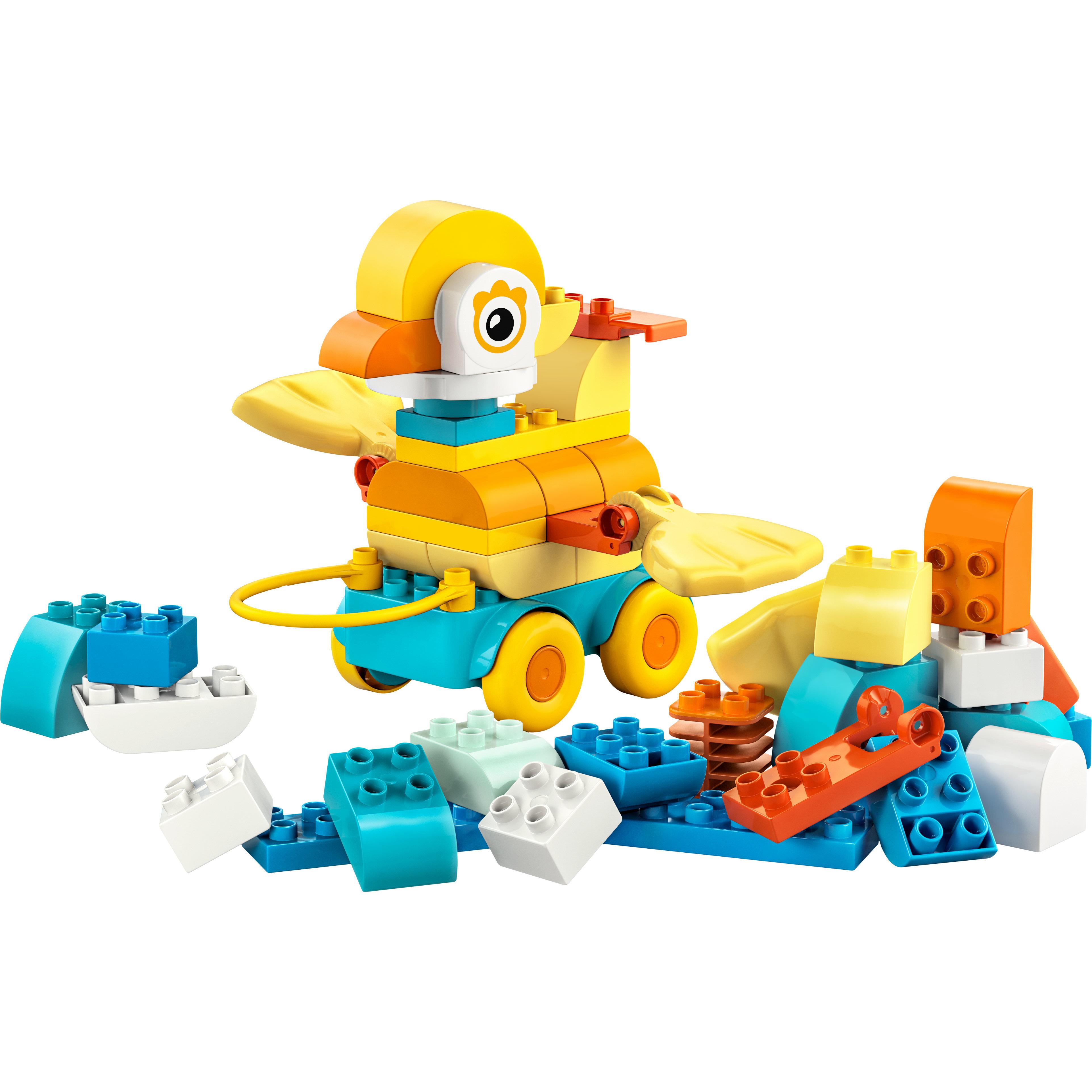 Voir la diapositive 2 : LEGO DUPLO Ma Ville 10448 Animaux Sur Roues 3-En-1 - Jeu De Construction Dès 2 Ans – Chien