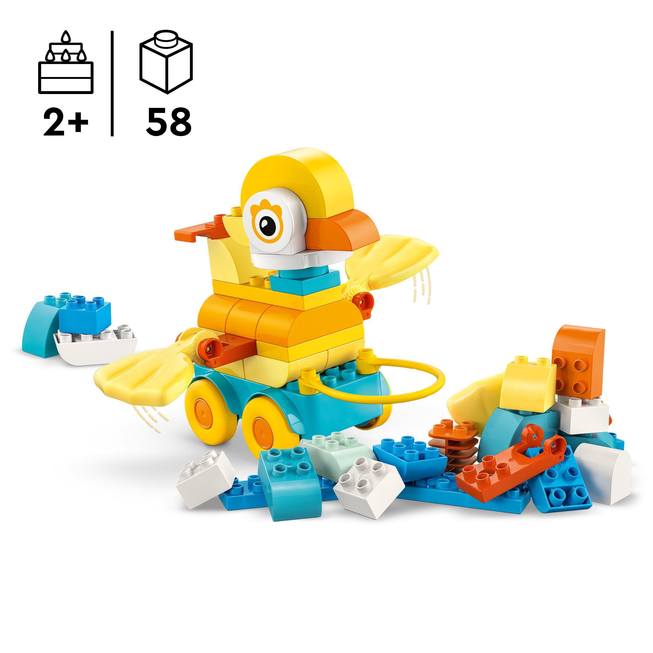 Voir la diapositive 3 : LEGO DUPLO Ma Ville 10448 Animaux Sur Roues 3-En-1 - Jeu De Construction Dès 2 Ans – Chien