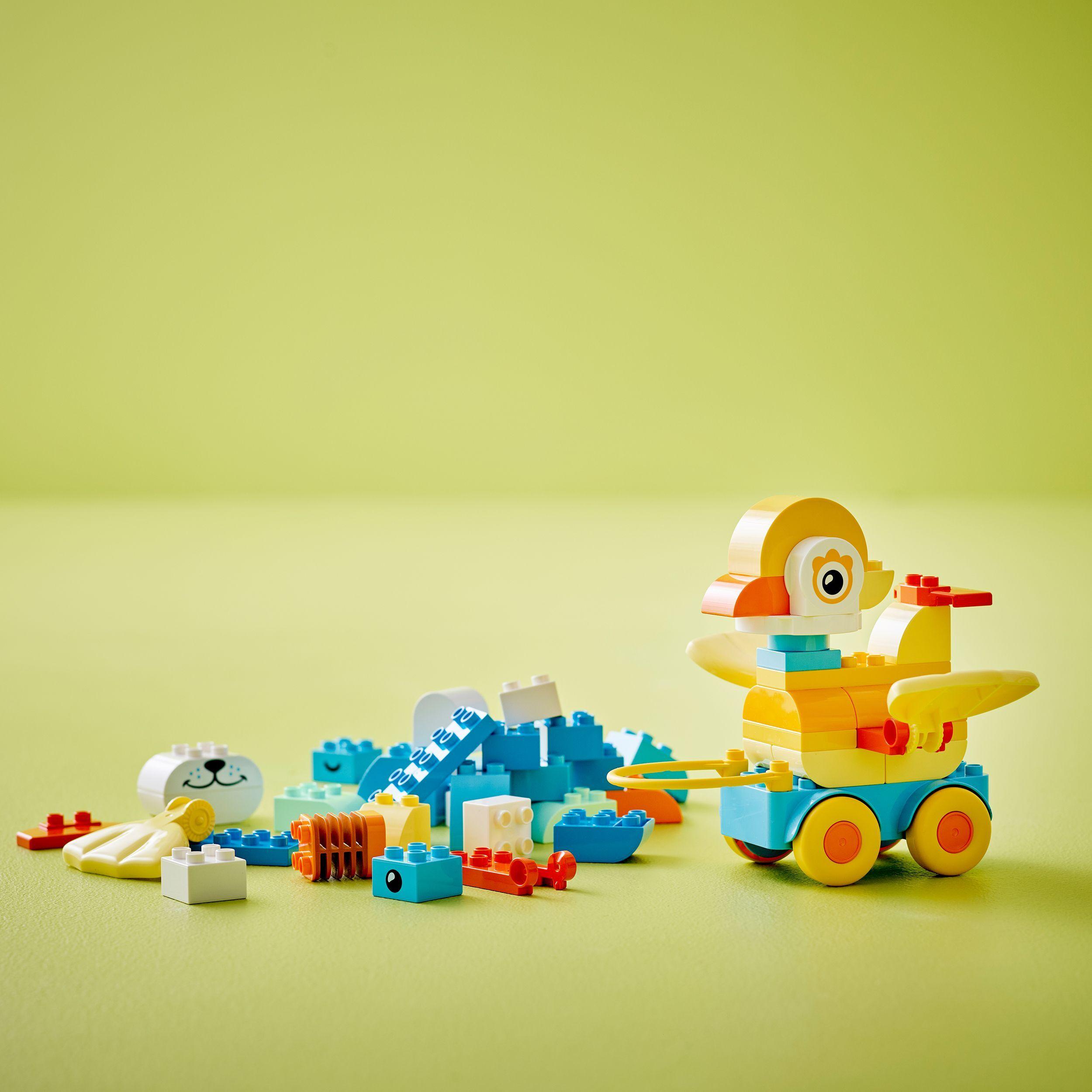 Voir la diapositive 6 : LEGO DUPLO Ma Ville 10448 Animaux Sur Roues 3-En-1 - Jeu De Construction Dès 2 Ans – Chien
