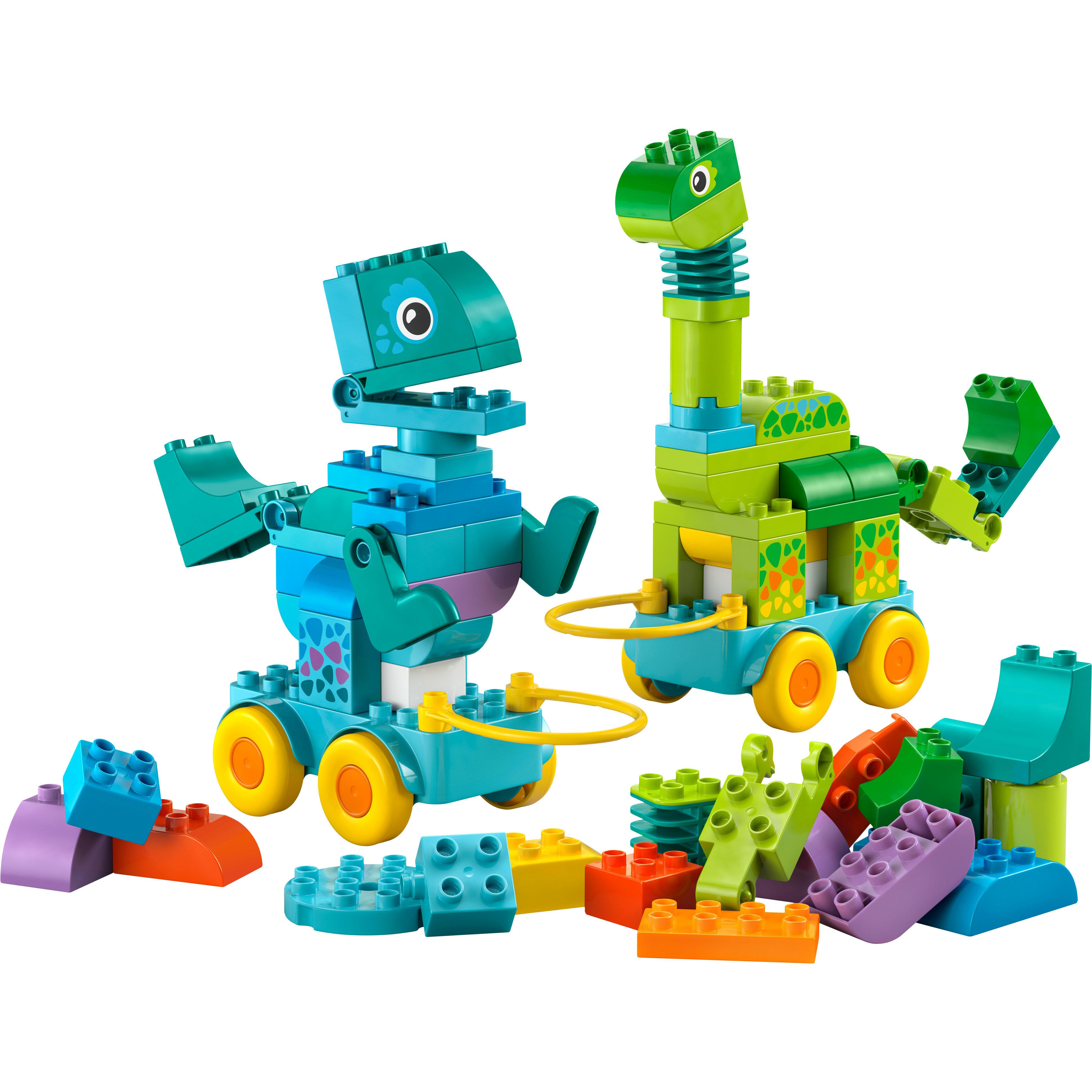 Voir la diapositive 2 : LEGO DUPLO Ma Ville 10451 Dinosaures sur Roues 3-en-1 - Jeu d'éveil dès 3 ans