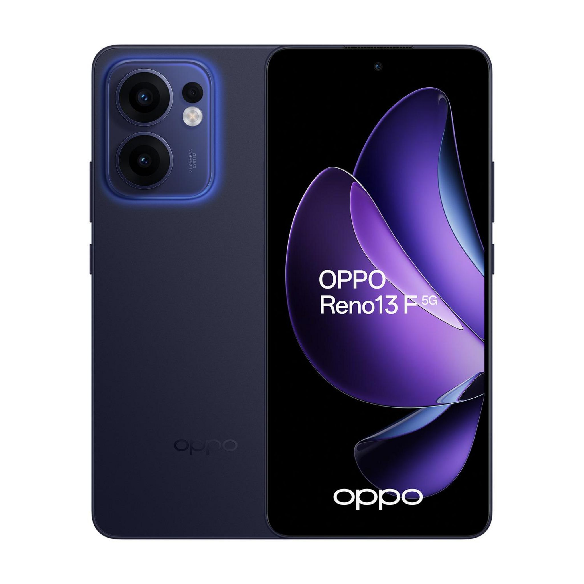 Voir la diapositive 2 : OPPO Reno 13 F 5G 8GO 256Go - Bleu