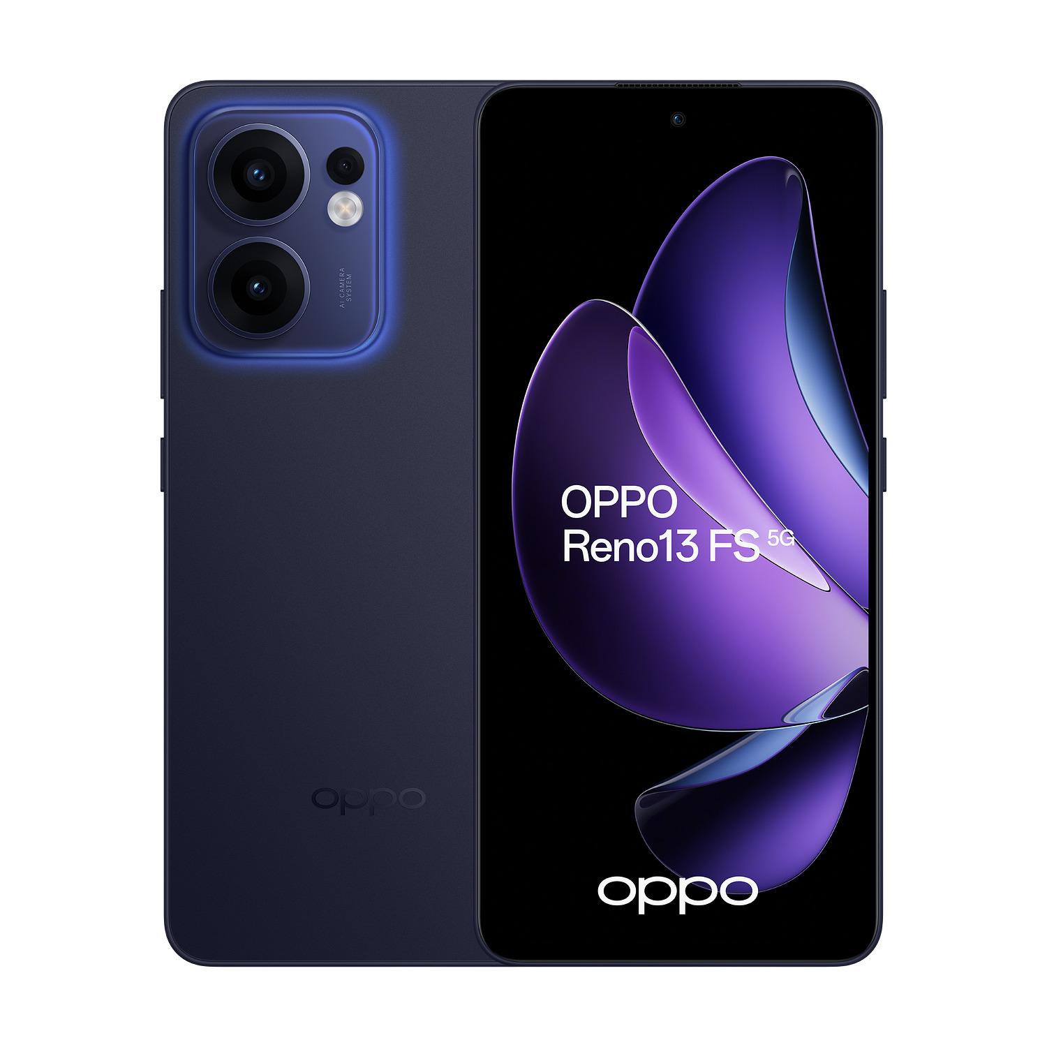 Voir la diapositive 2 : OPPO Reno 13 FS 5G 12GO 512Go - Bleu