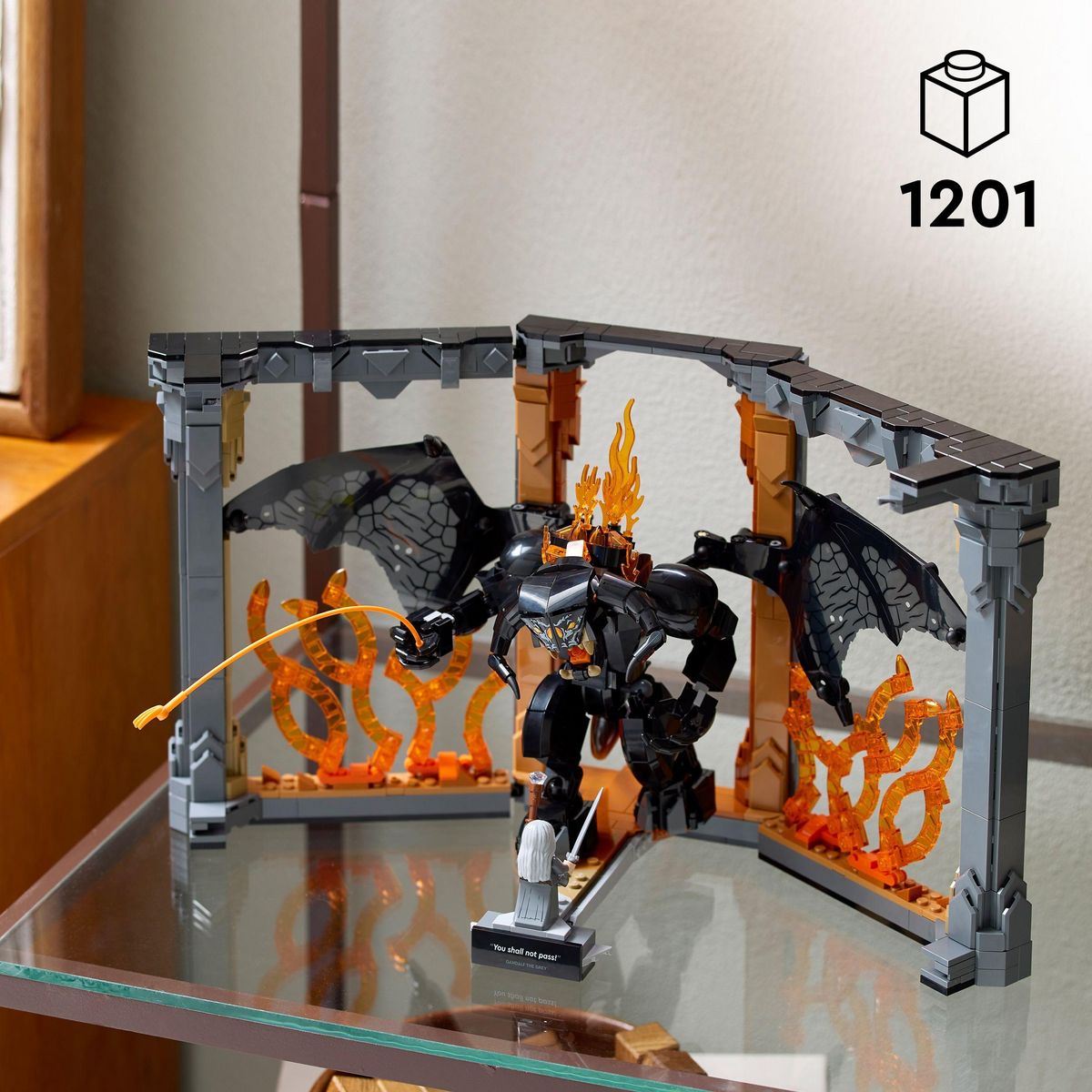 LEGO Icons 10367 - Le Seigneur des Anneaux : Book Nook du Balrog