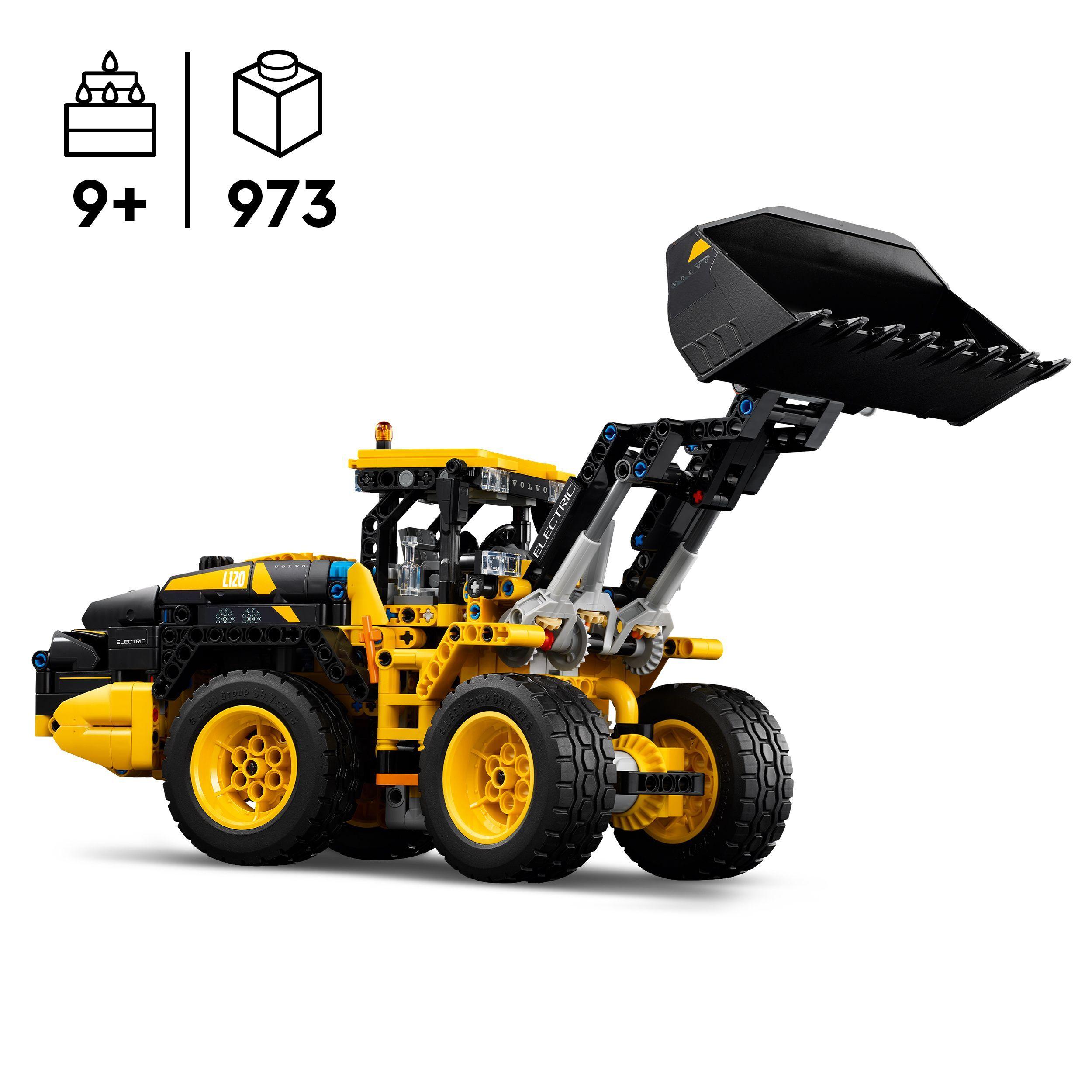 Voir la diapositive 3 : LEGO Technic 42209 La Chargeuse sur Pneus Volvo L120 Electric - Jeu Garçon ou Fille 9 ans