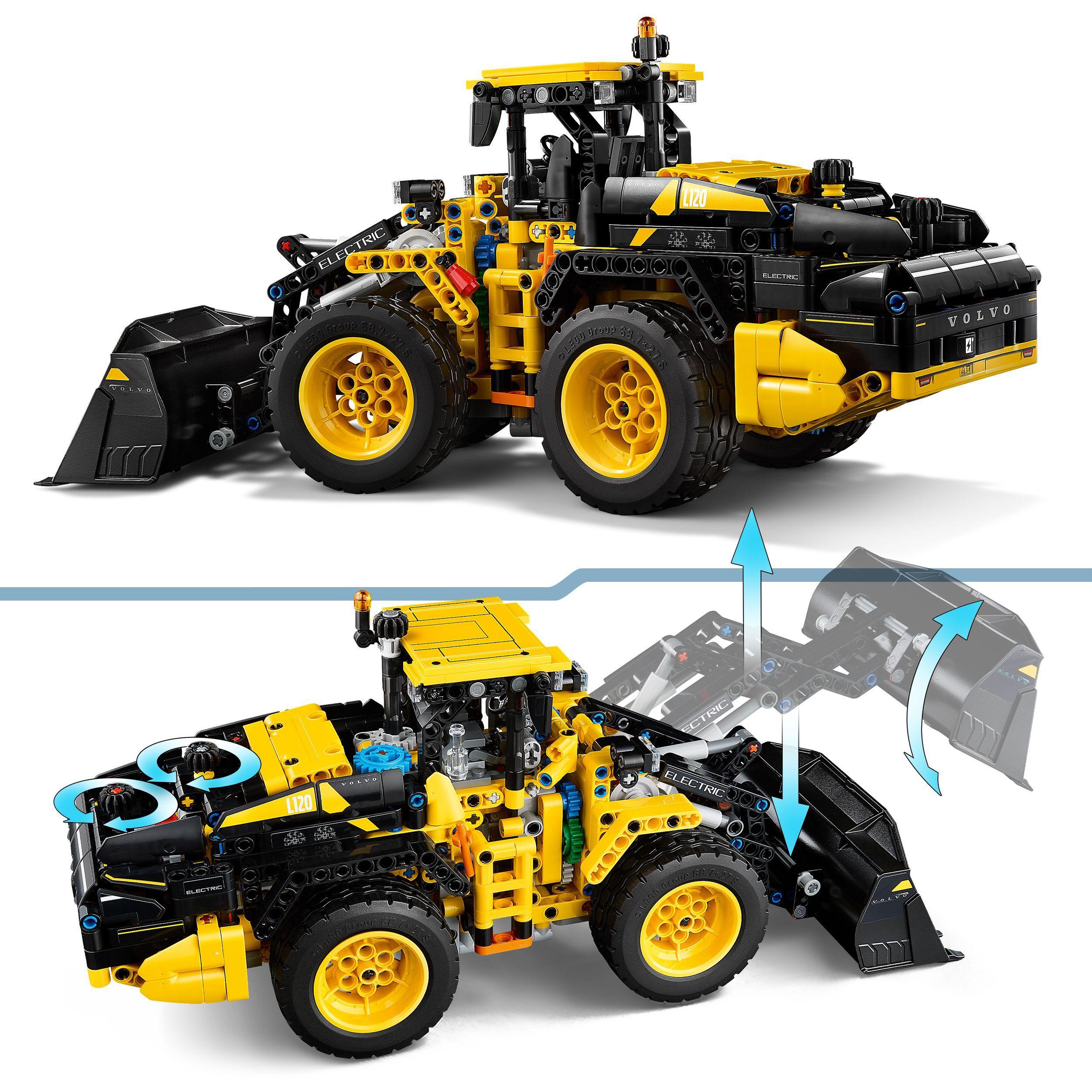 Voir la diapositive 4 : LEGO Technic 42209 La Chargeuse sur Pneus Volvo L120 Electric - Jeu Garçon ou Fille 9 ans