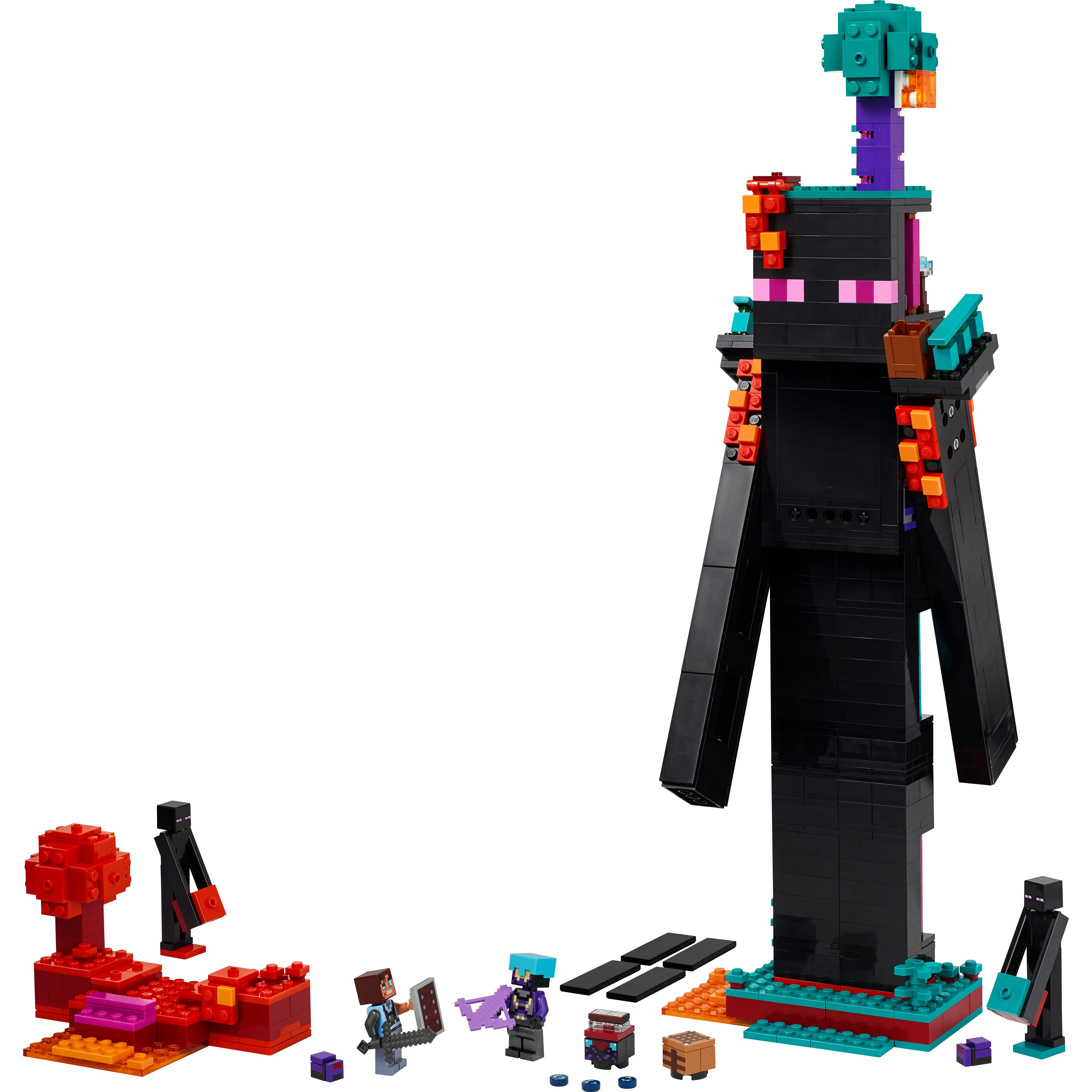 Voir la diapositive 2 : LEGO Minecraft 21279 La Tour De l’Enderman - Jeu De Construction Pour Garçon Dès 9 Ans