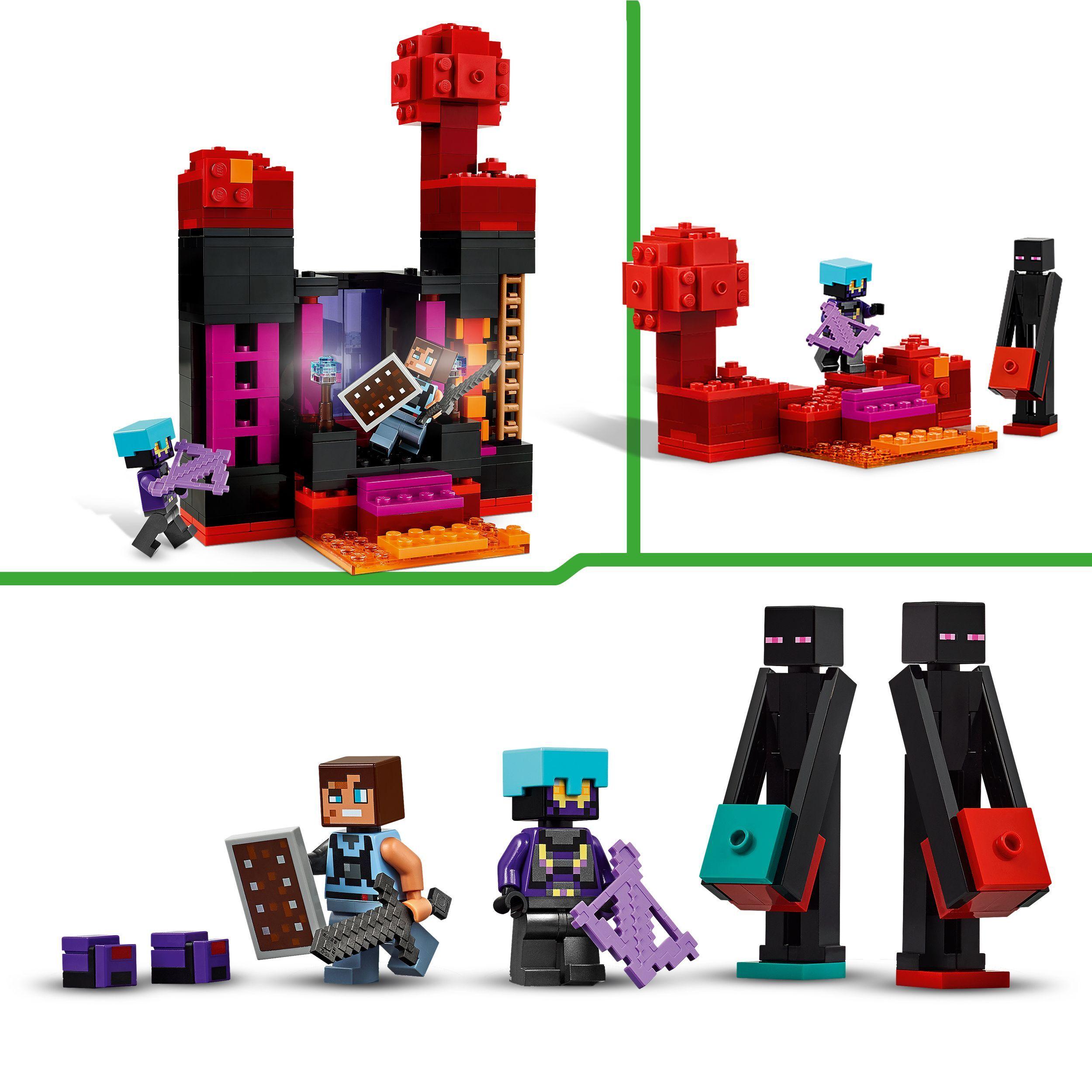 Voir la diapositive 5 : LEGO Minecraft 21279 La Tour De l’Enderman - Jeu De Construction Pour Garçon Dès 9 Ans