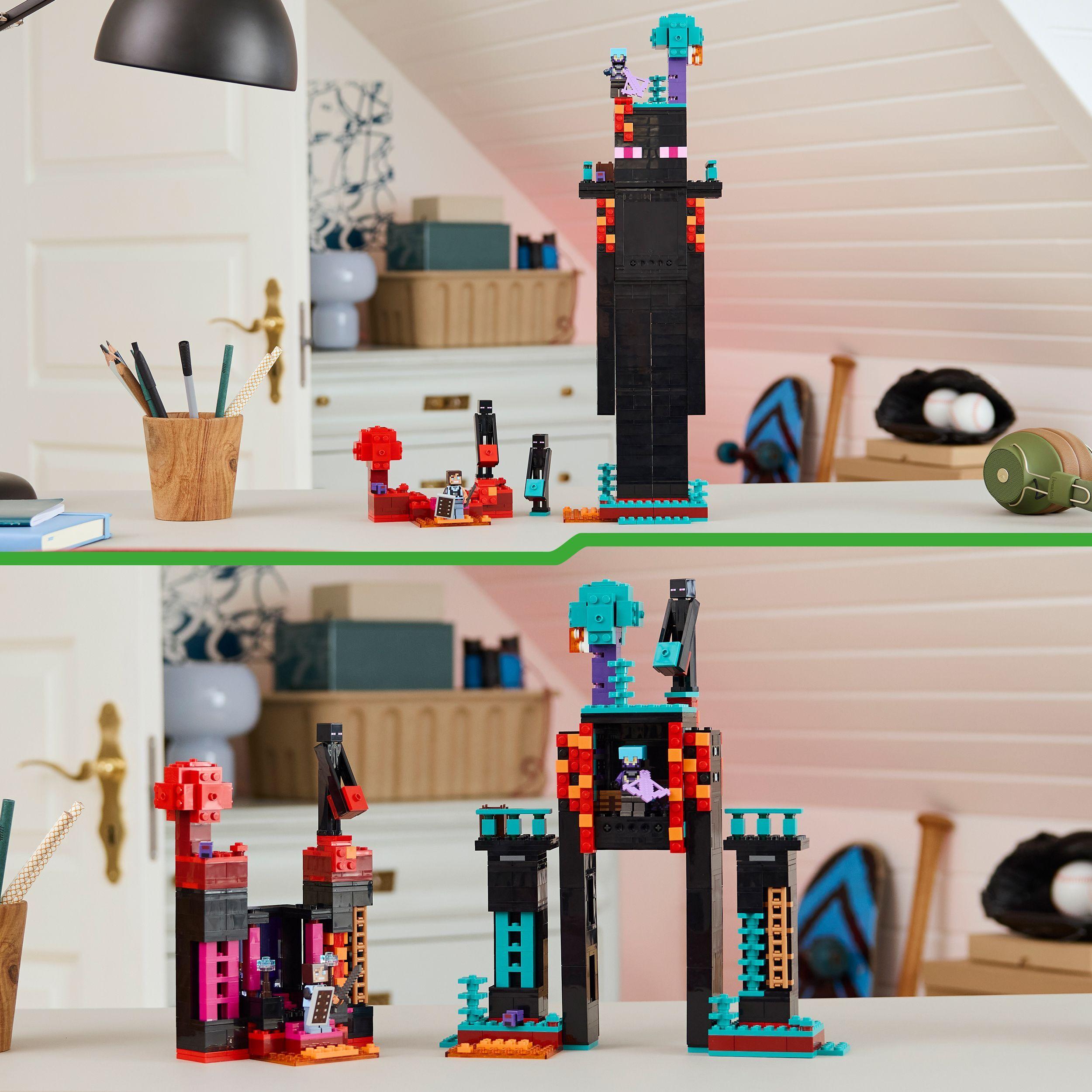 Voir la diapositive 6 : LEGO Minecraft 21279 La Tour De l’Enderman - Jeu De Construction Pour Garçon Dès 9 Ans