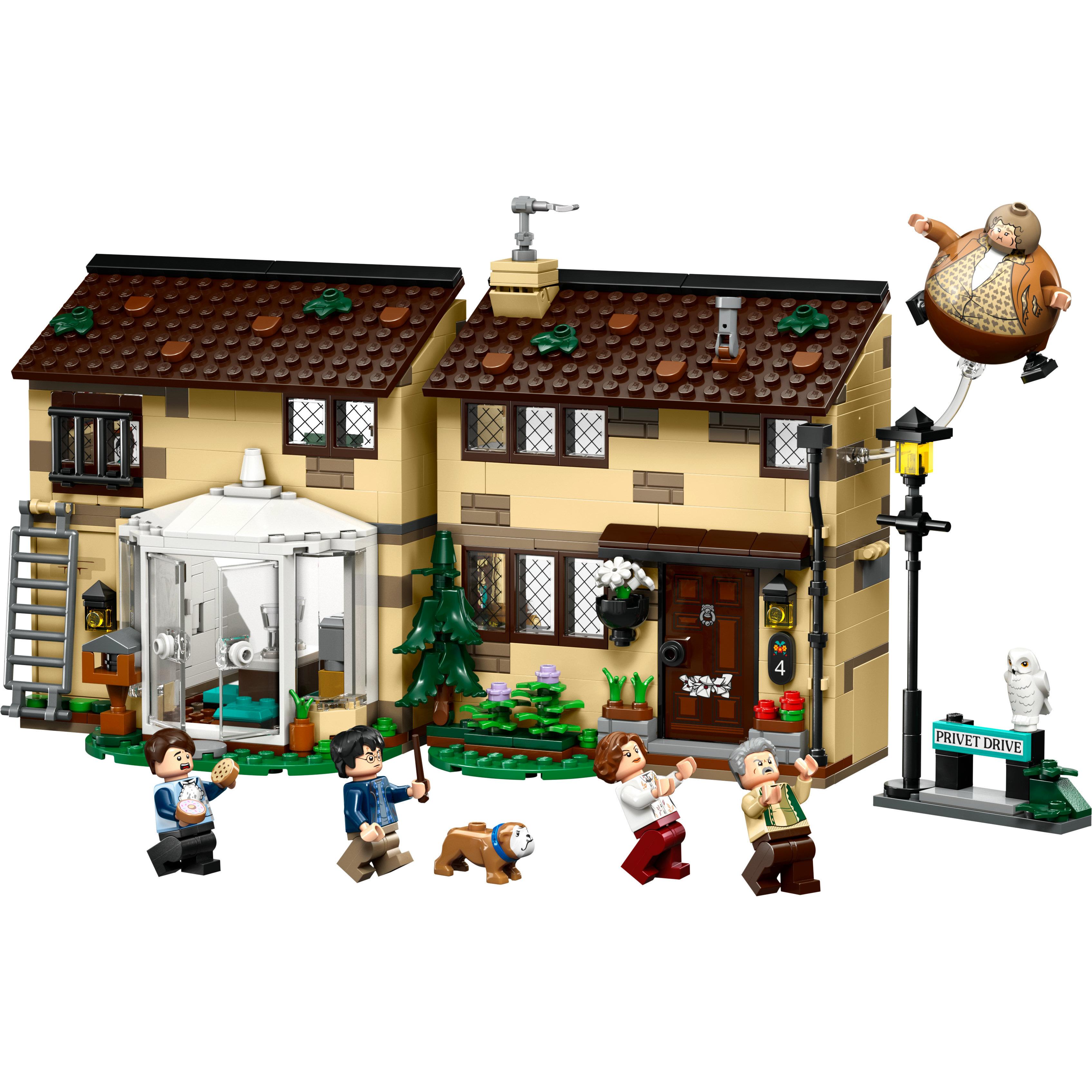 Voir la diapositive 2 : LEGO Harry Potter 76451 Privet Drive : La Visite De Tante Marge - Jeu Pour Garçon 8 Ans