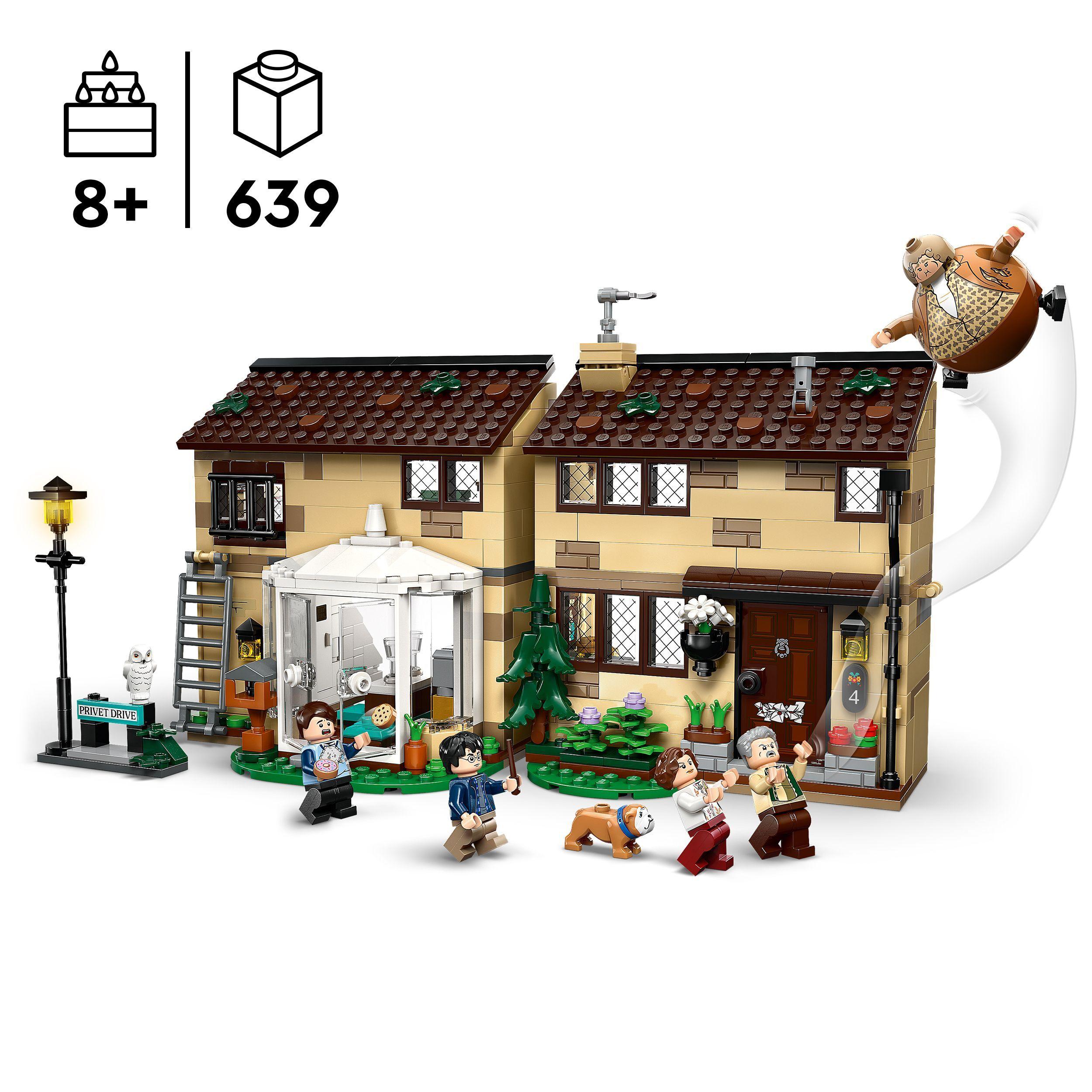 Voir la diapositive 3 : LEGO Harry Potter 76451 Privet Drive : La Visite De Tante Marge - Jeu Pour Garçon 8 Ans