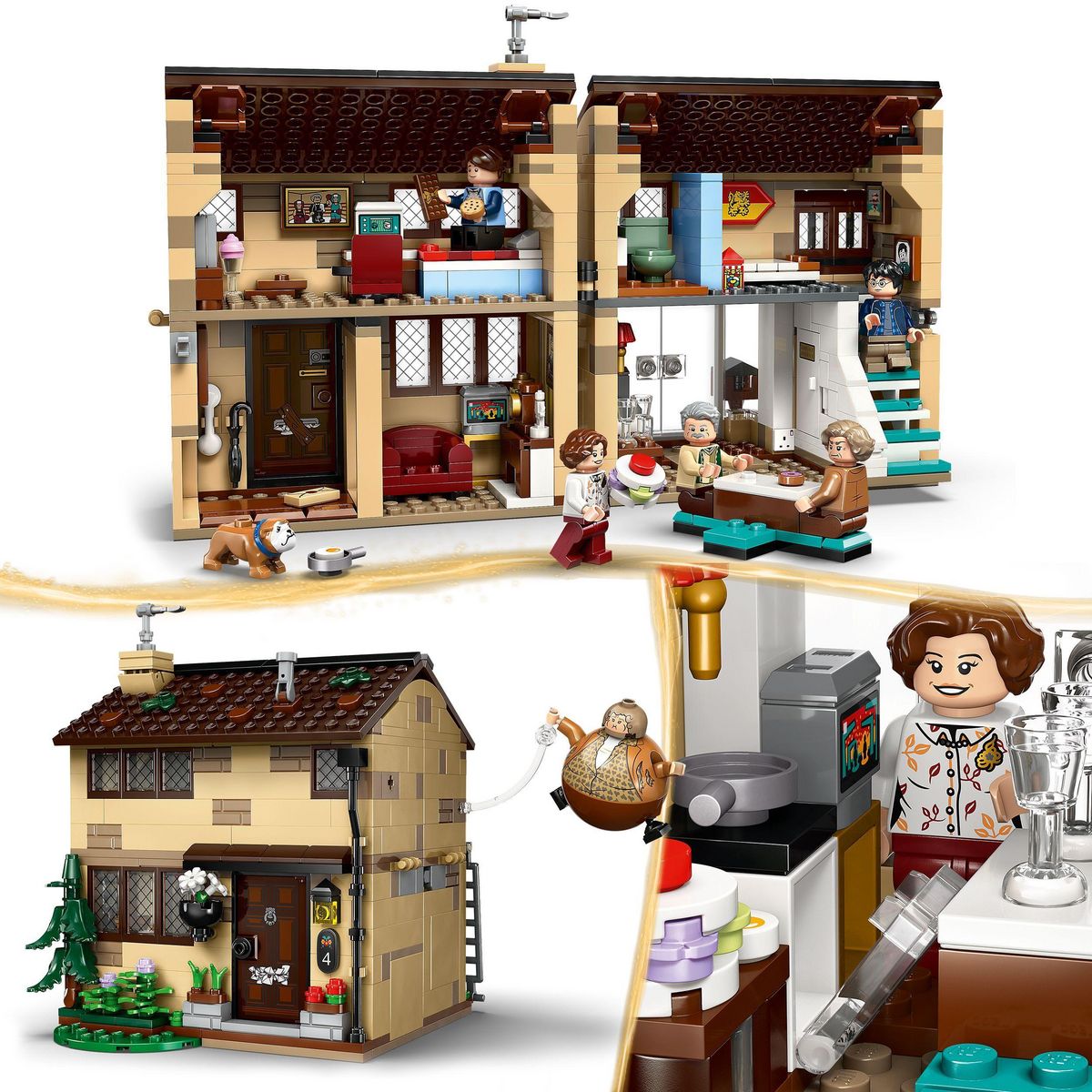 LEGO Harry Potter 76451 - Privet Drive : La visite de Tante Marge