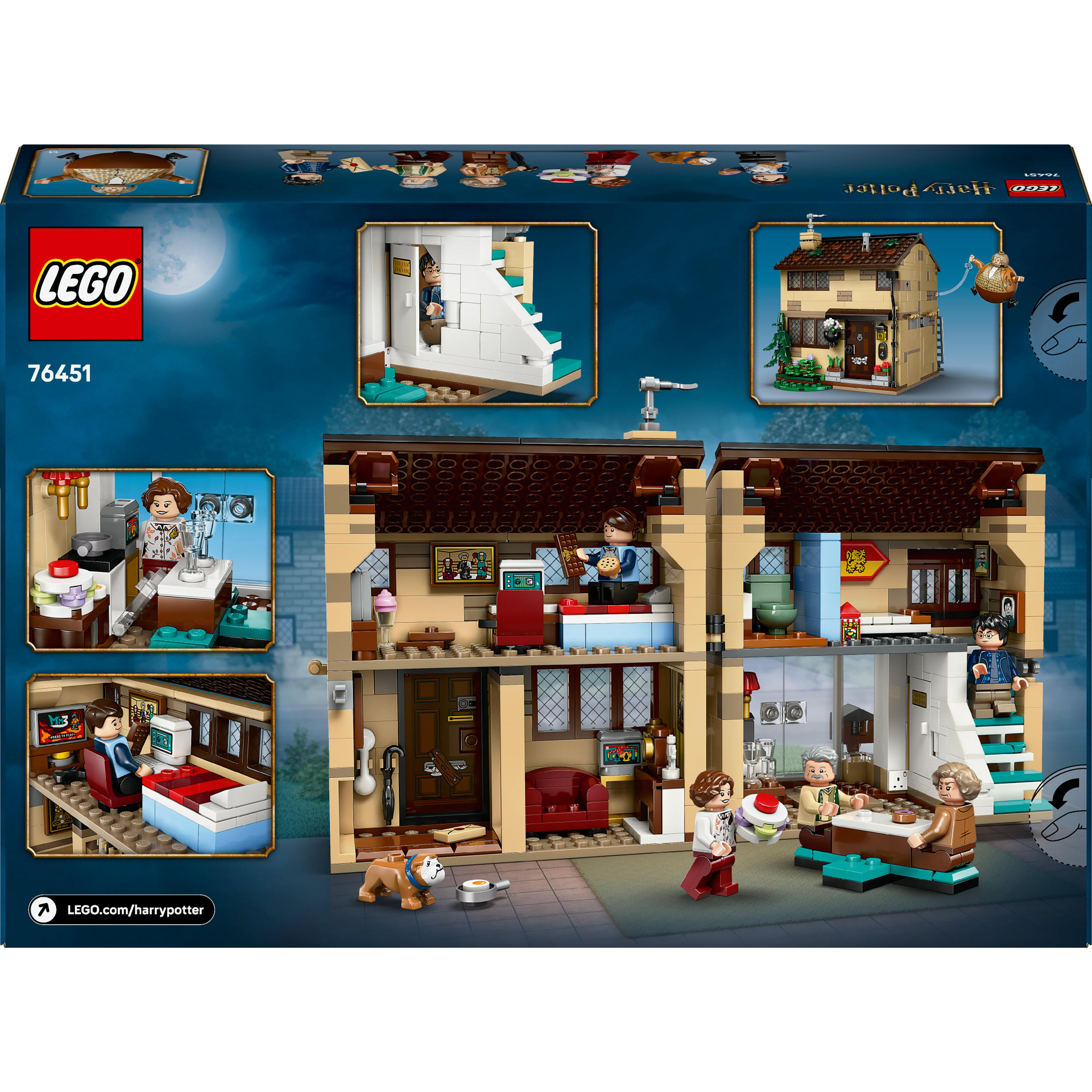 Voir la diapositive 8 : LEGO Harry Potter 76451 Privet Drive : La Visite De Tante Marge - Jeu Pour Garçon 8 Ans